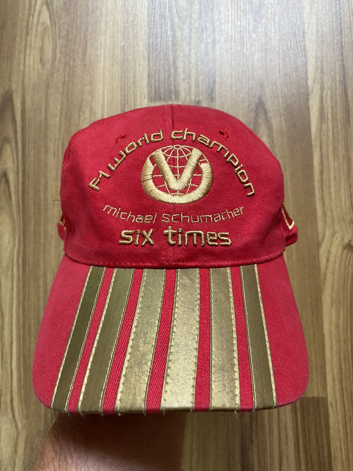 Vintage Vintage Ferrari Michael Schumacher F1 Champion Cap Hat BMW Size ONE SIZE - 1 Thumbnail