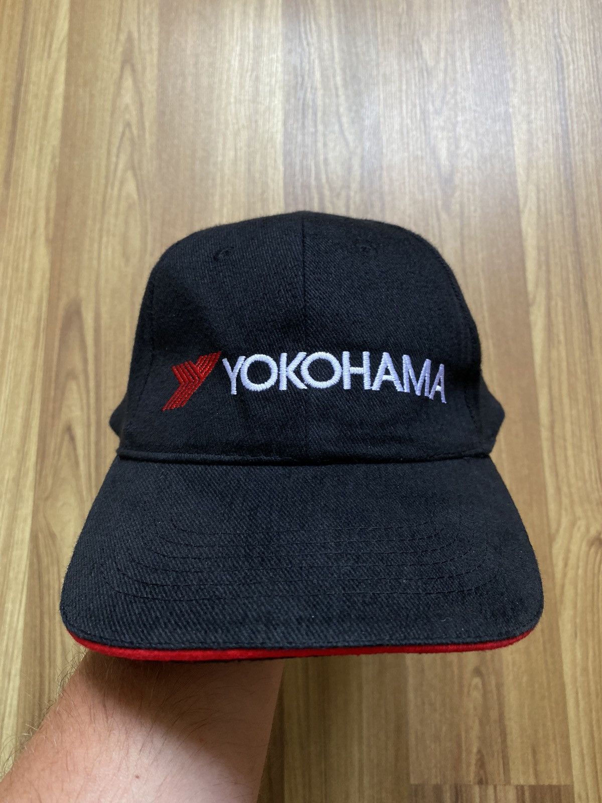 Vintage Vintage Yokohama Cap Hat Ferrari Pirelli Michelin Goodyear Size ONE SIZE - 1 Thumbnail