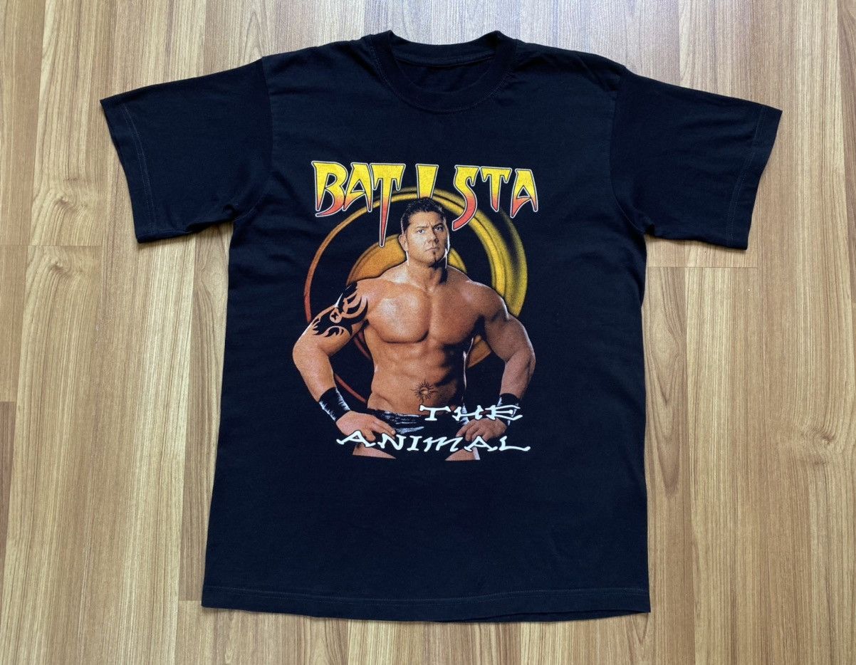 WWE Vintage Batista The Animal T Shirt Tee Cena Misterio Austin Size US M / EU 48-50 / 2 - 1 Thumbnail