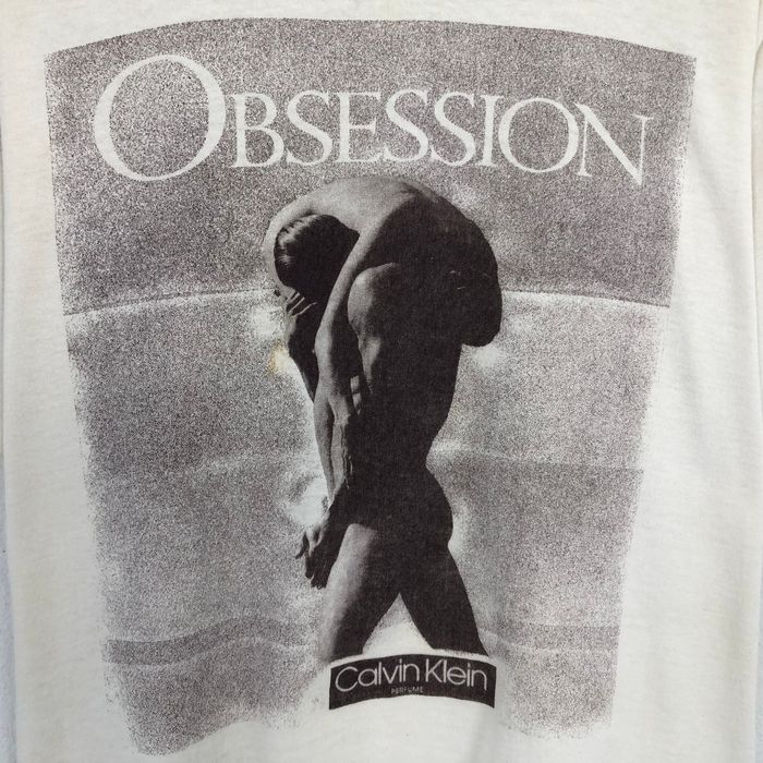Calvin Klein Vintage 90'S CK Calvin Klein Obsession Style T-shirt