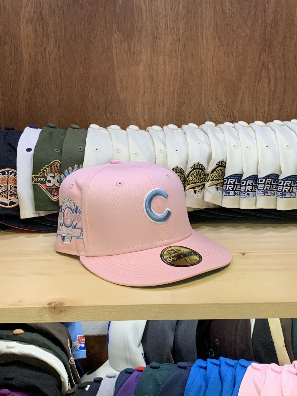 Myfitted 59Fifty Cubs 1990 ASG Pink hatclub Cotton Candy 3/8