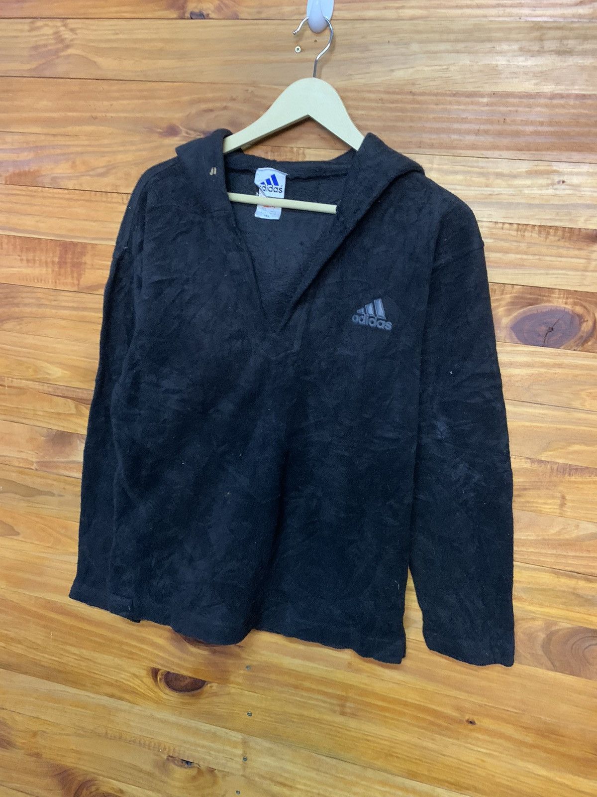 Adidas × Vintage Vintage Adidas Fleece Pullover Hoodie Size US M / EU 48-50 / 2 - 3 Thumbnail