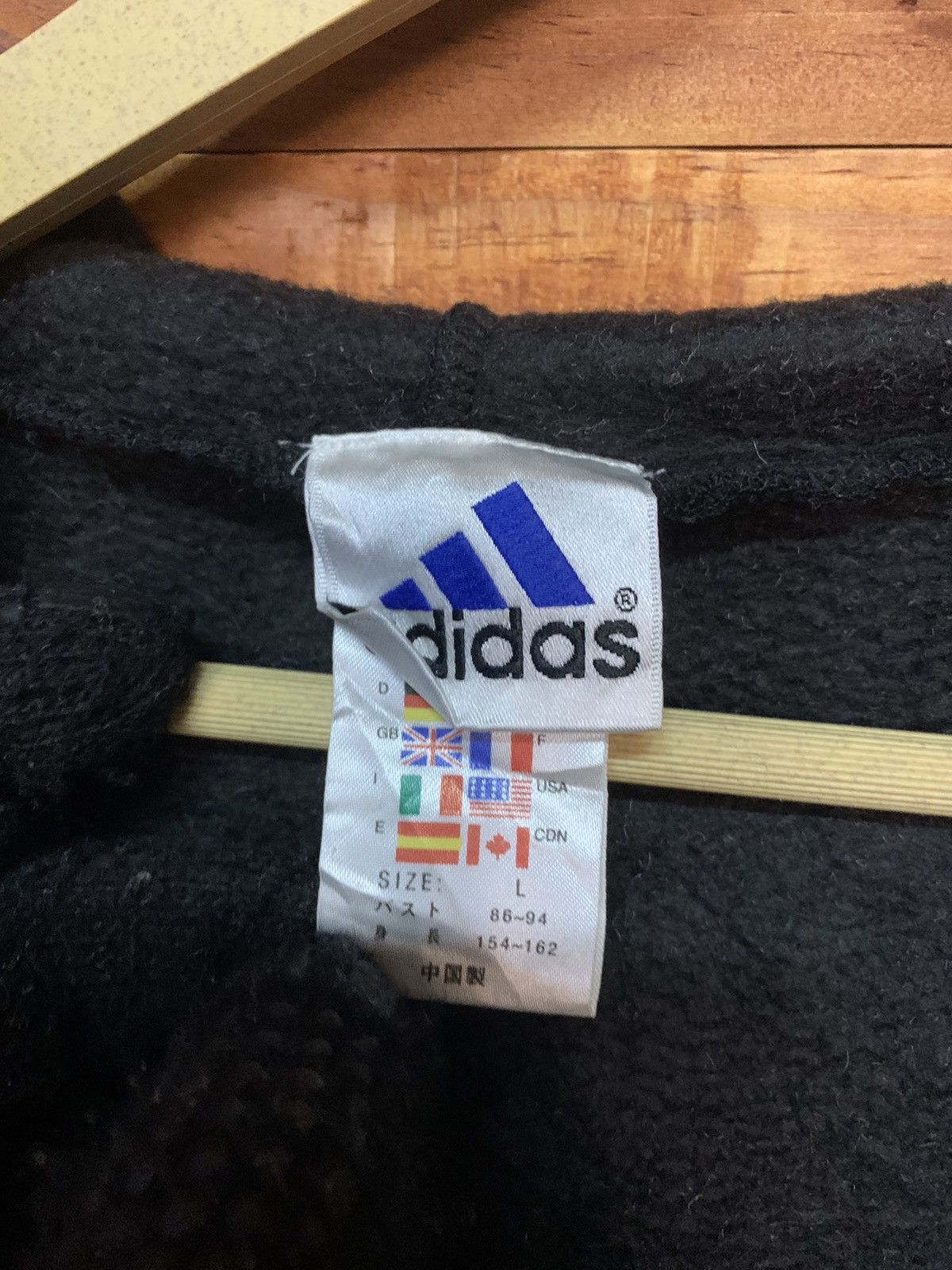 Adidas × Vintage Vintage Adidas Fleece Pullover Hoodie Size US M / EU 48-50 / 2 - 5 Thumbnail