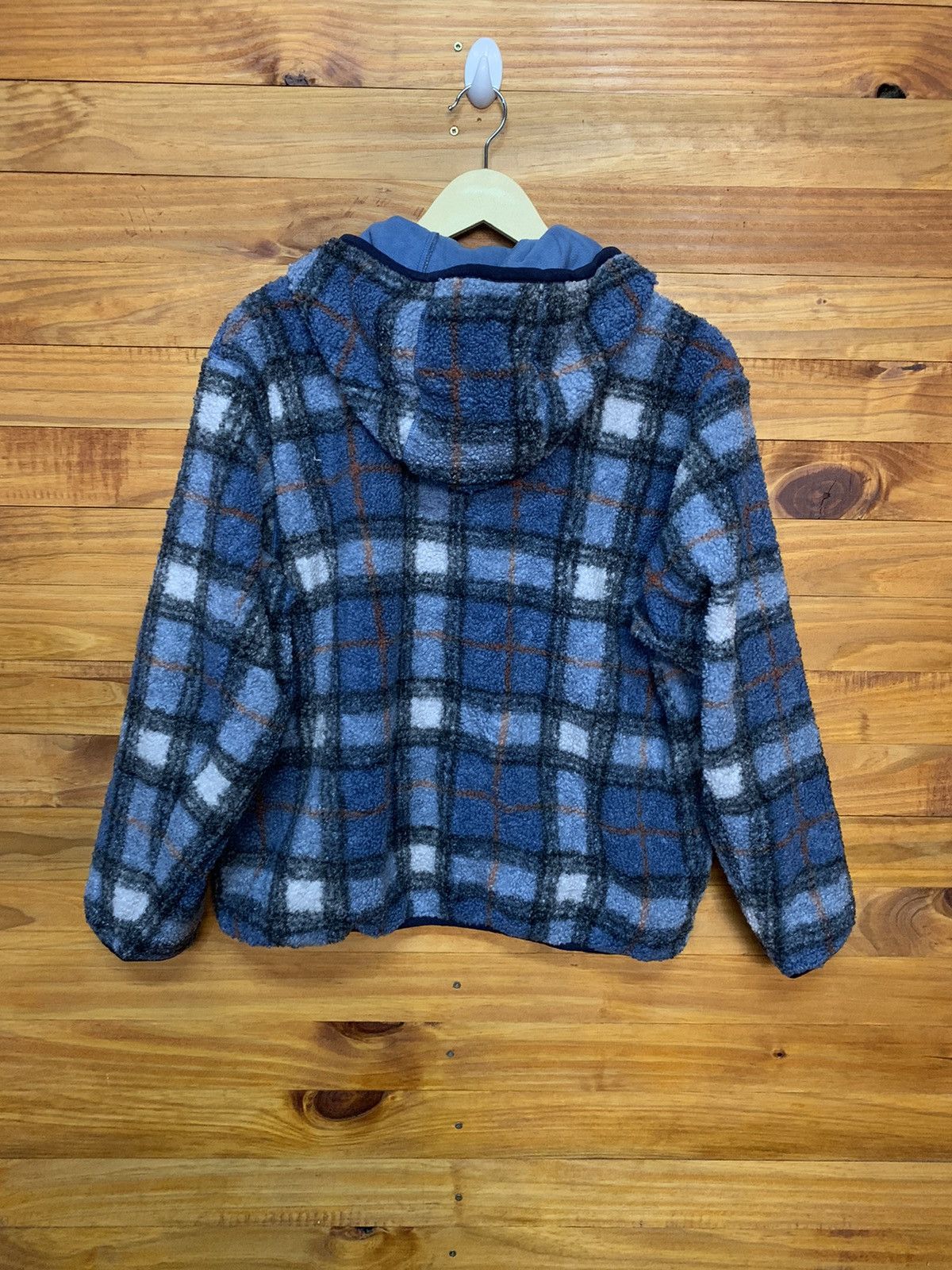 JW Anderson × Uniqlo Fleece Checker Zipper Hoodie Size US M / EU 48-50 / 2 - 5 Thumbnail