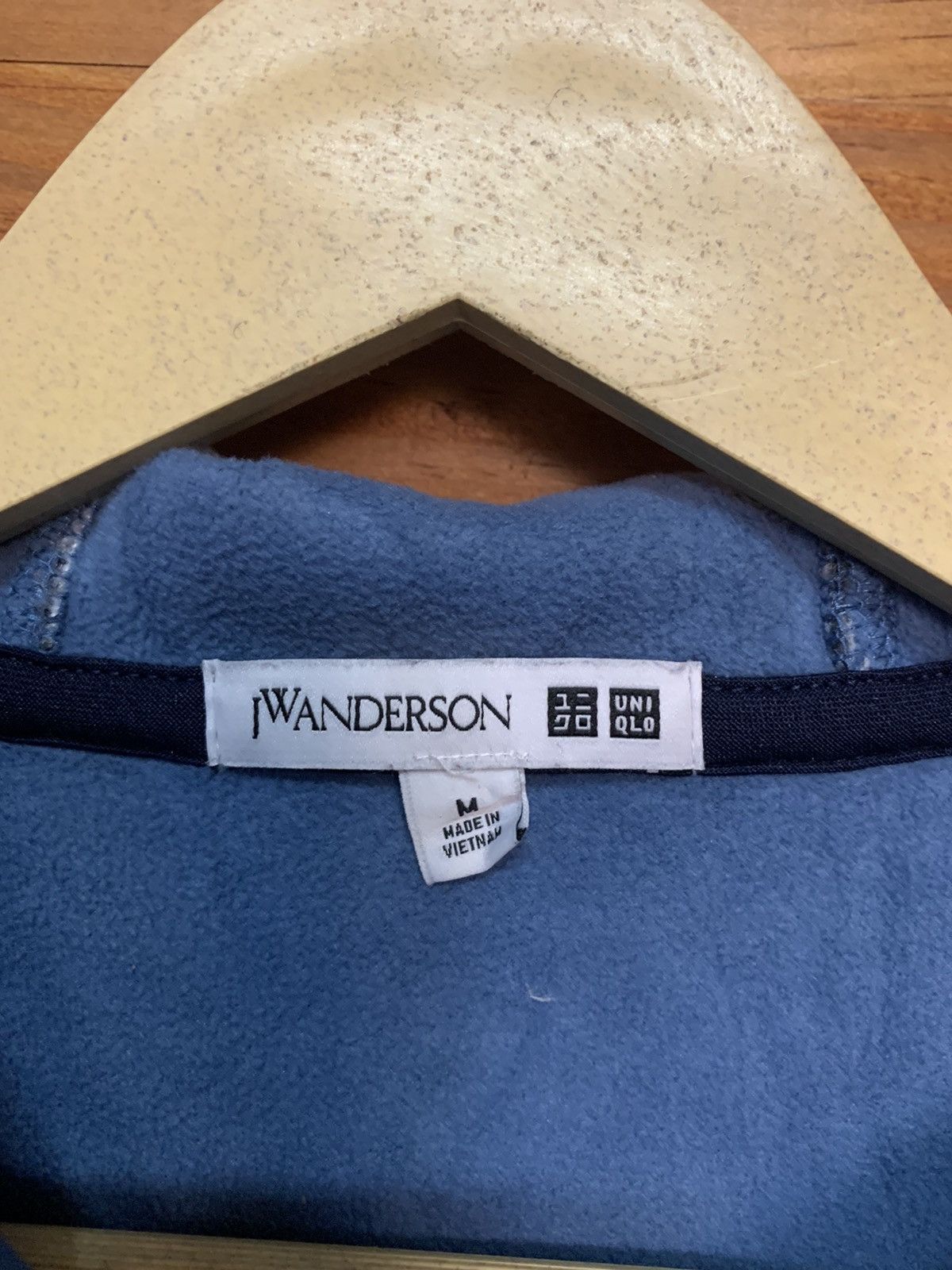 JW Anderson × Uniqlo Fleece Checker Zipper Hoodie Size US M / EU 48-50 / 2 - 4 Thumbnail