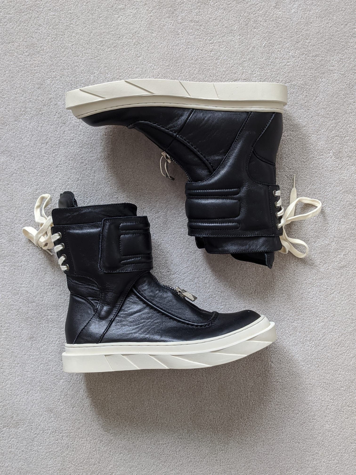 D.Gnak By Kang.D Leather Corset Boots - Size 41 similar to Geobasket Size US 8 / EU 41 - 2 Thumbnail