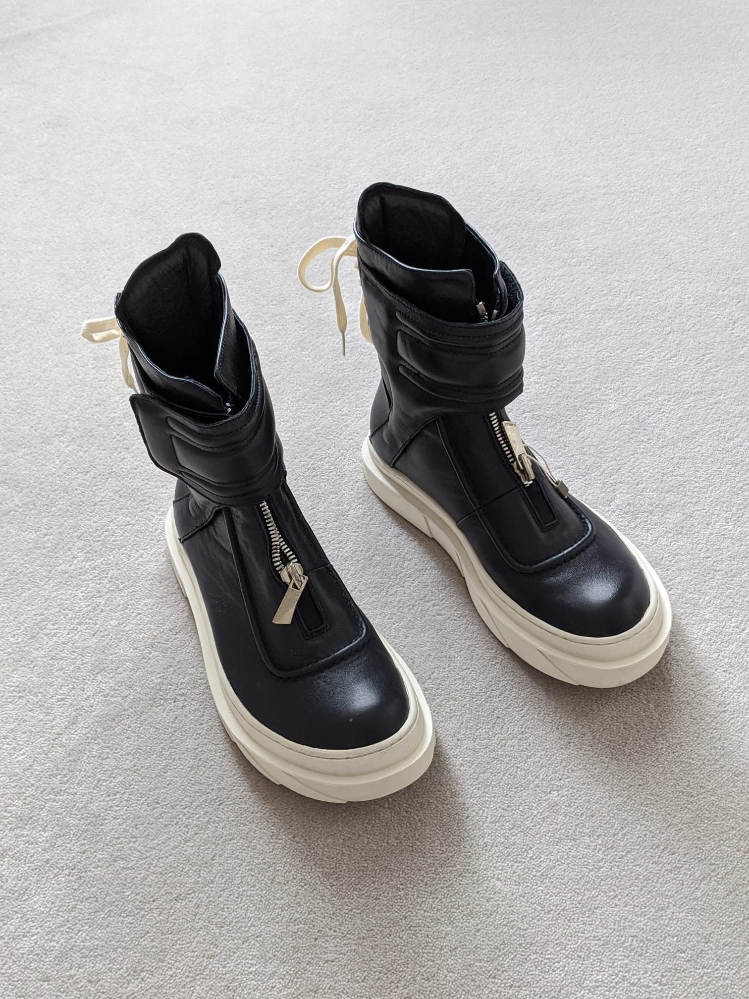 D.Gnak By Kang.D Leather Corset Boots - Size 41 similar to Geobasket Size US 8 / EU 41 - 1 Thumbnail
