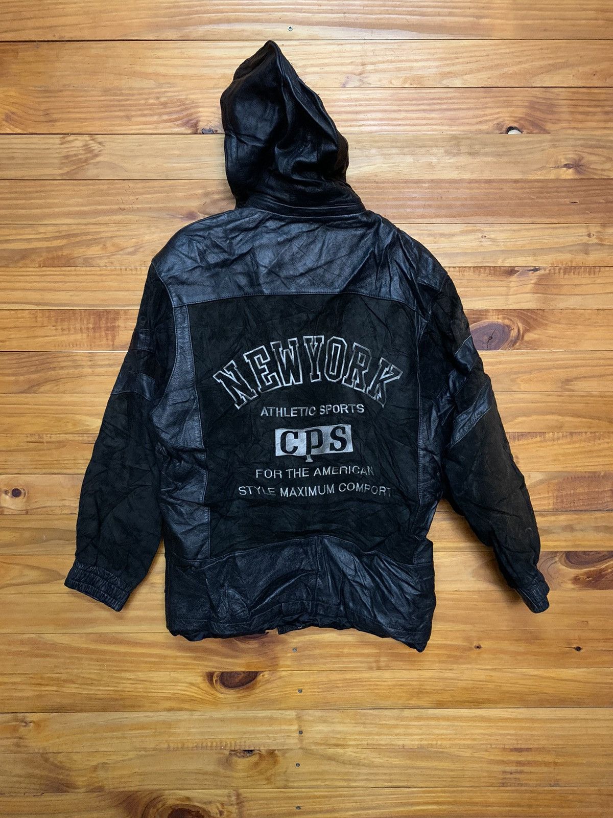 CPS CHAPS Vintage Embroidered CPS Leather Jacket Size US M / EU 48-50 / 2 - 1 Thumbnail