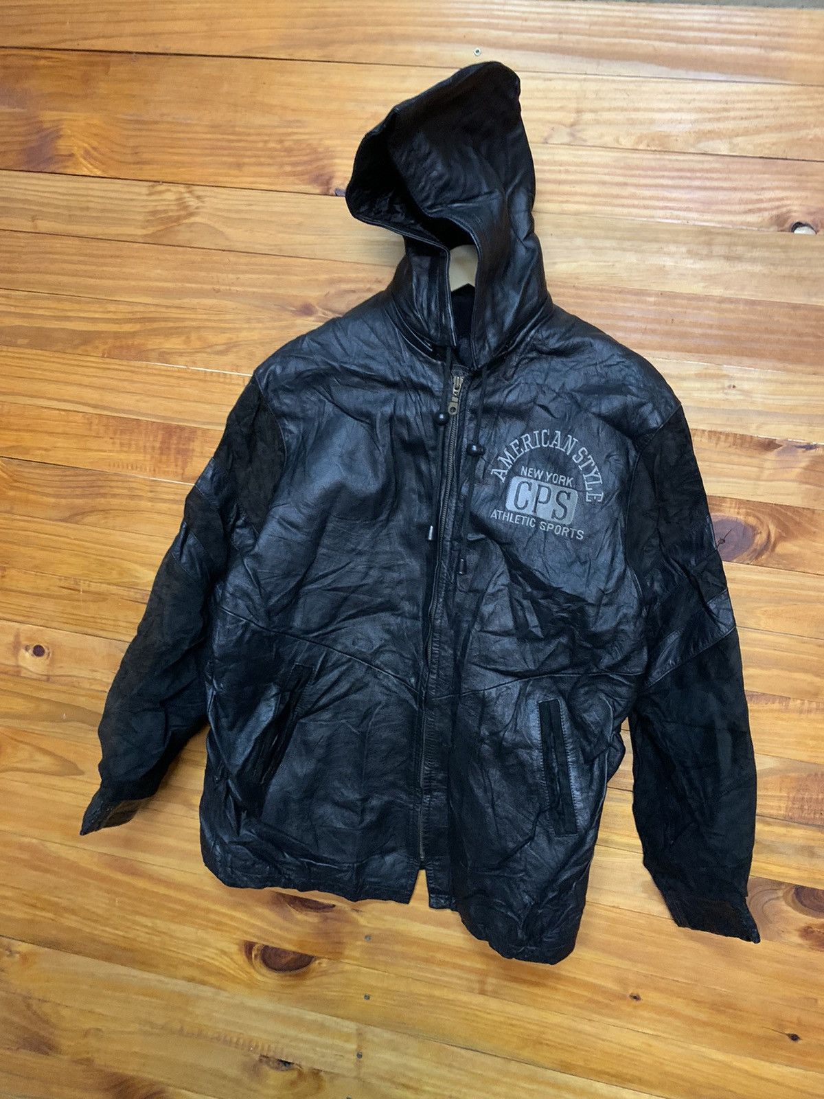 CPS CHAPS Vintage Embroidered CPS Leather Jacket Size US M / EU 48-50 / 2 - 4 Thumbnail