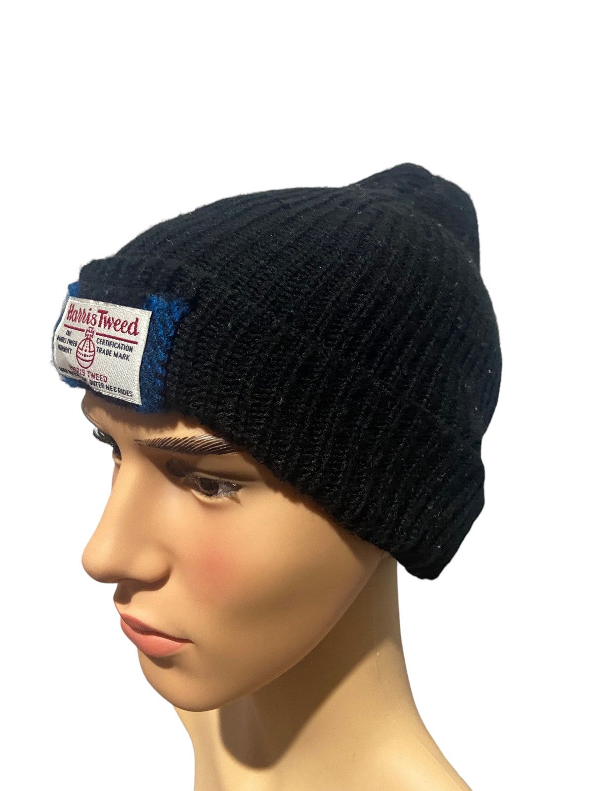 Harris Tweed 🔥SALE🔥HARRIS TWEED WOOL KNITTED BEANIE HATS Size ONE SIZE - 2 Thumbnail