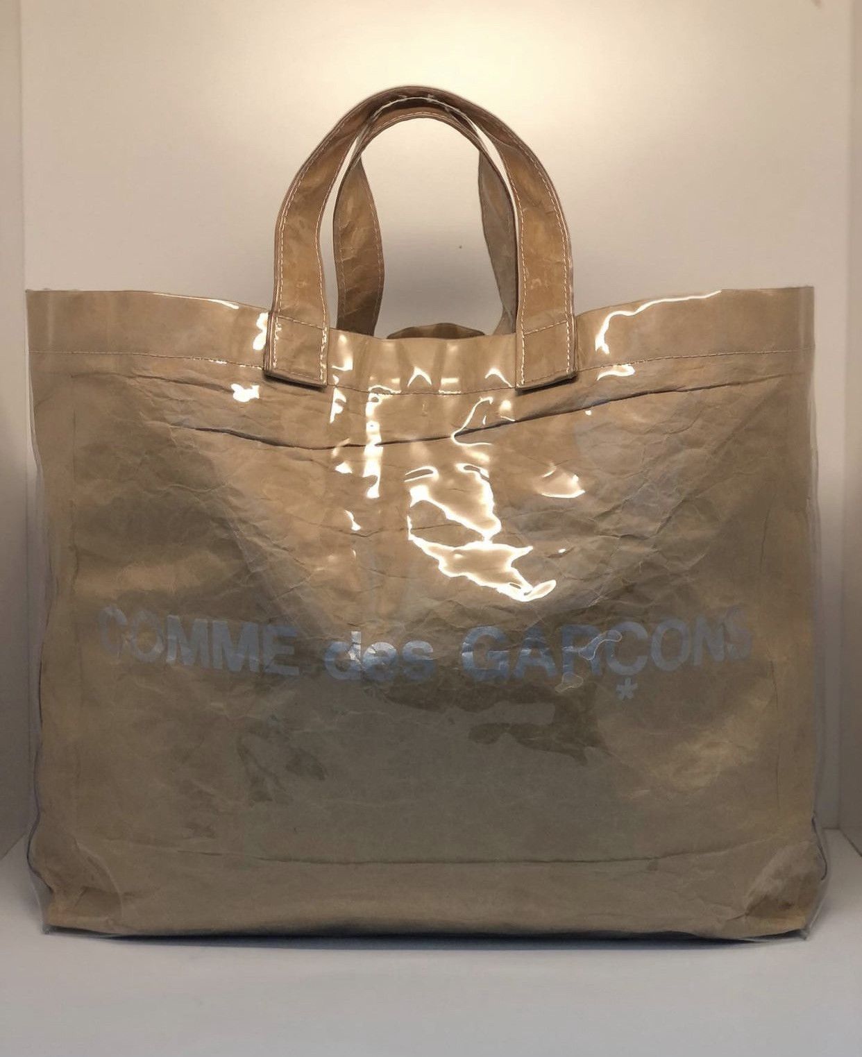 COMME DES GARCONS velvet handbag
