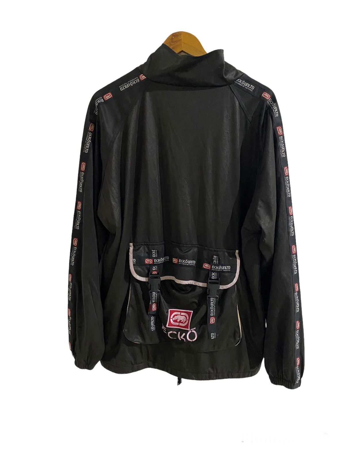 Ecko Unltd. × Seditionaries × Vintage Vintage Jacket ECKO pocket Bags striped logo nice designer Size US L / EU 52-54 / 3 - 3 Thumbnail