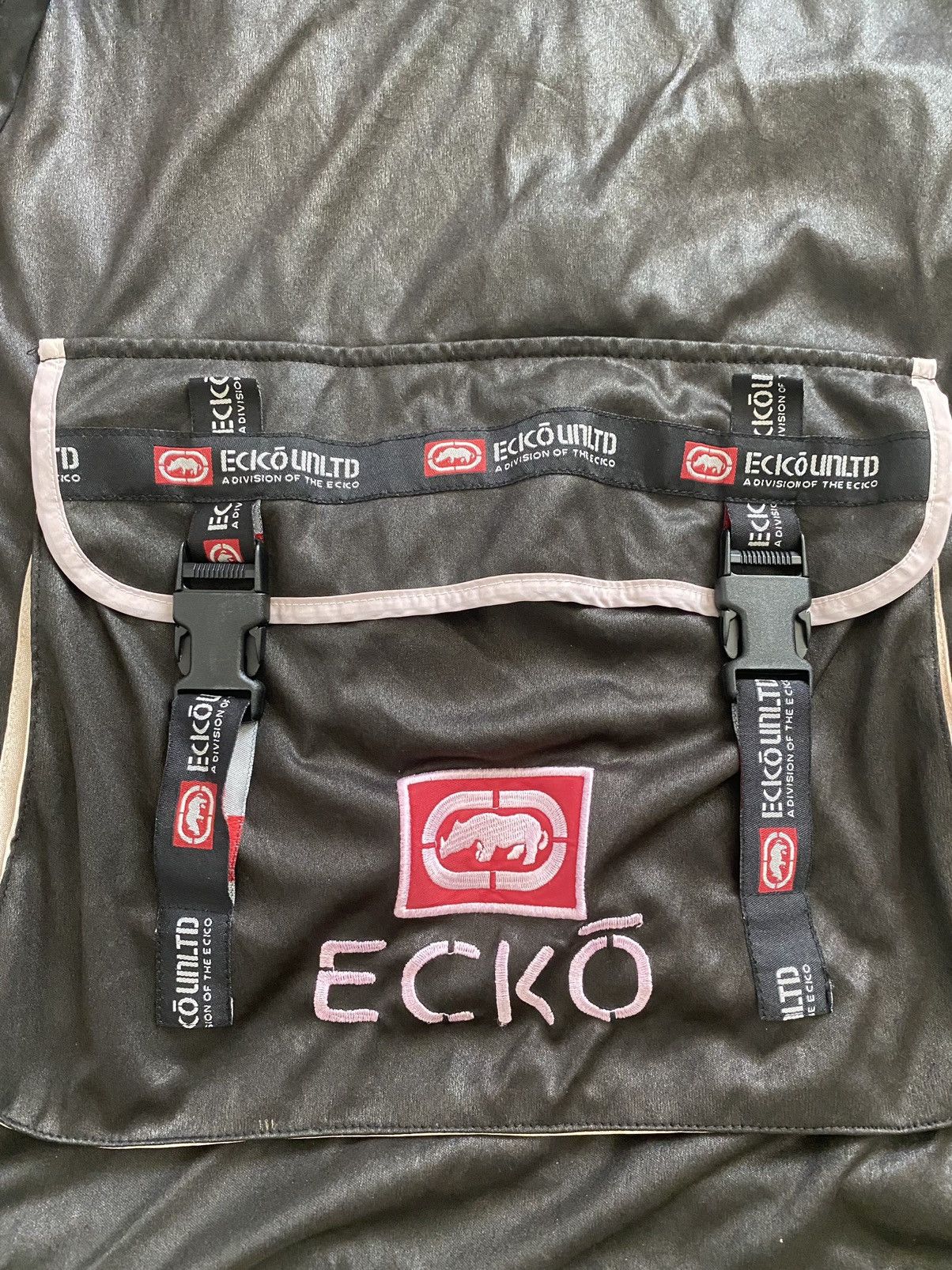 Ecko Unltd. × Seditionaries × Vintage Vintage Jacket ECKO pocket Bags striped logo nice designer Size US L / EU 52-54 / 3 - 10 Thumbnail