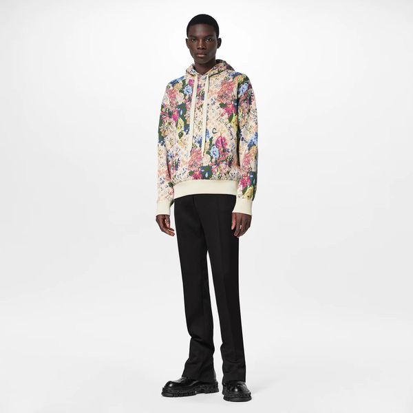 Louis Vuitton Virgil Abloh Louis Vuitton Floral Hoodie Sweatshirt