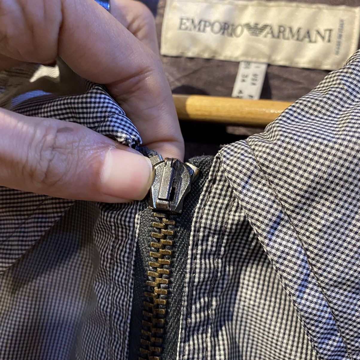 Emporio Armani × Vintage VINTAGE RARE‼️Emporio Armani Basic Logo Embroided Jackets Size US L / EU 52-54 / 3 - 9 Thumbnail