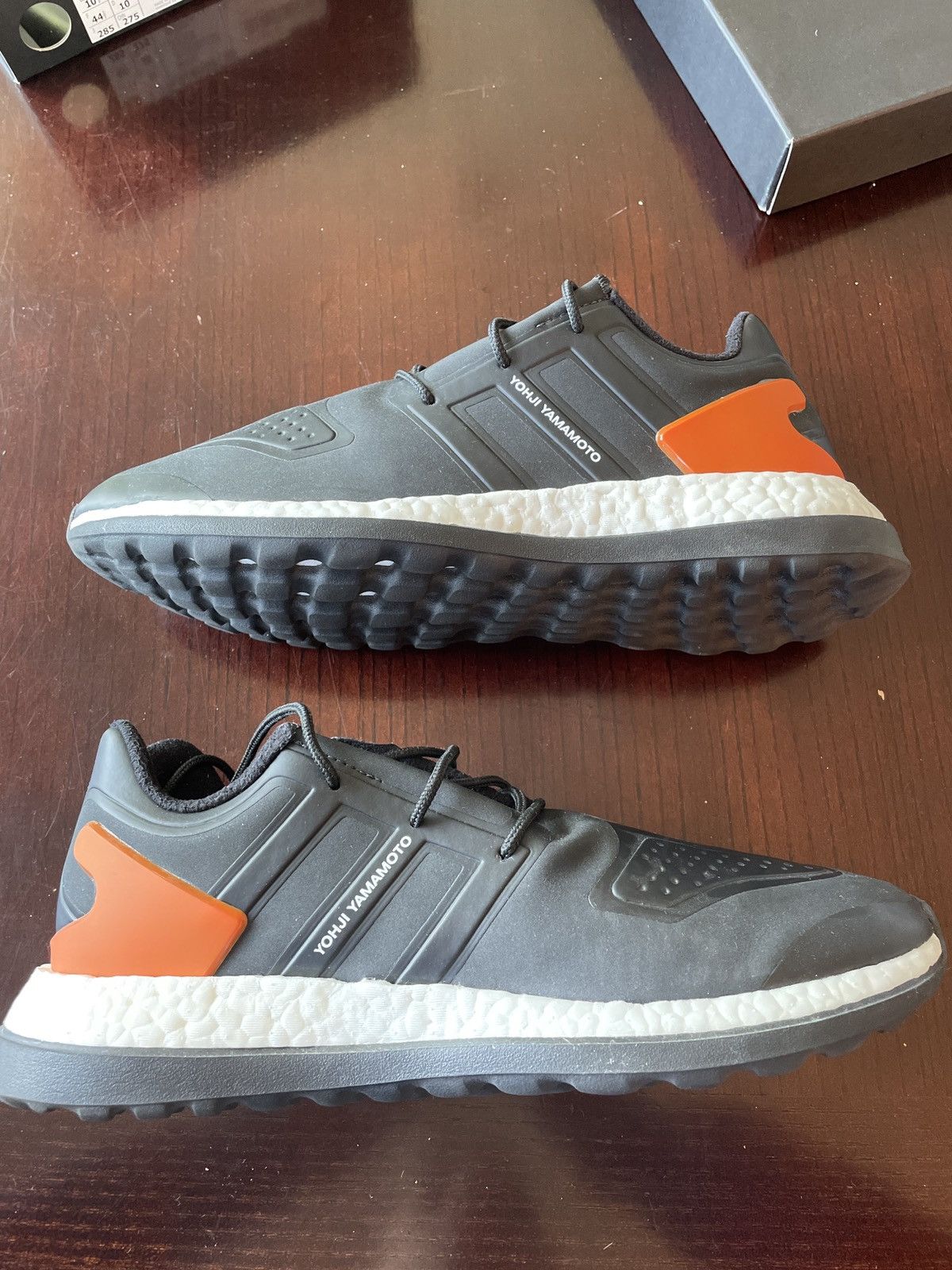 Adidas × Yohji Yamamoto Y-3 Pureboost ZG Orange Black White  display picture 1