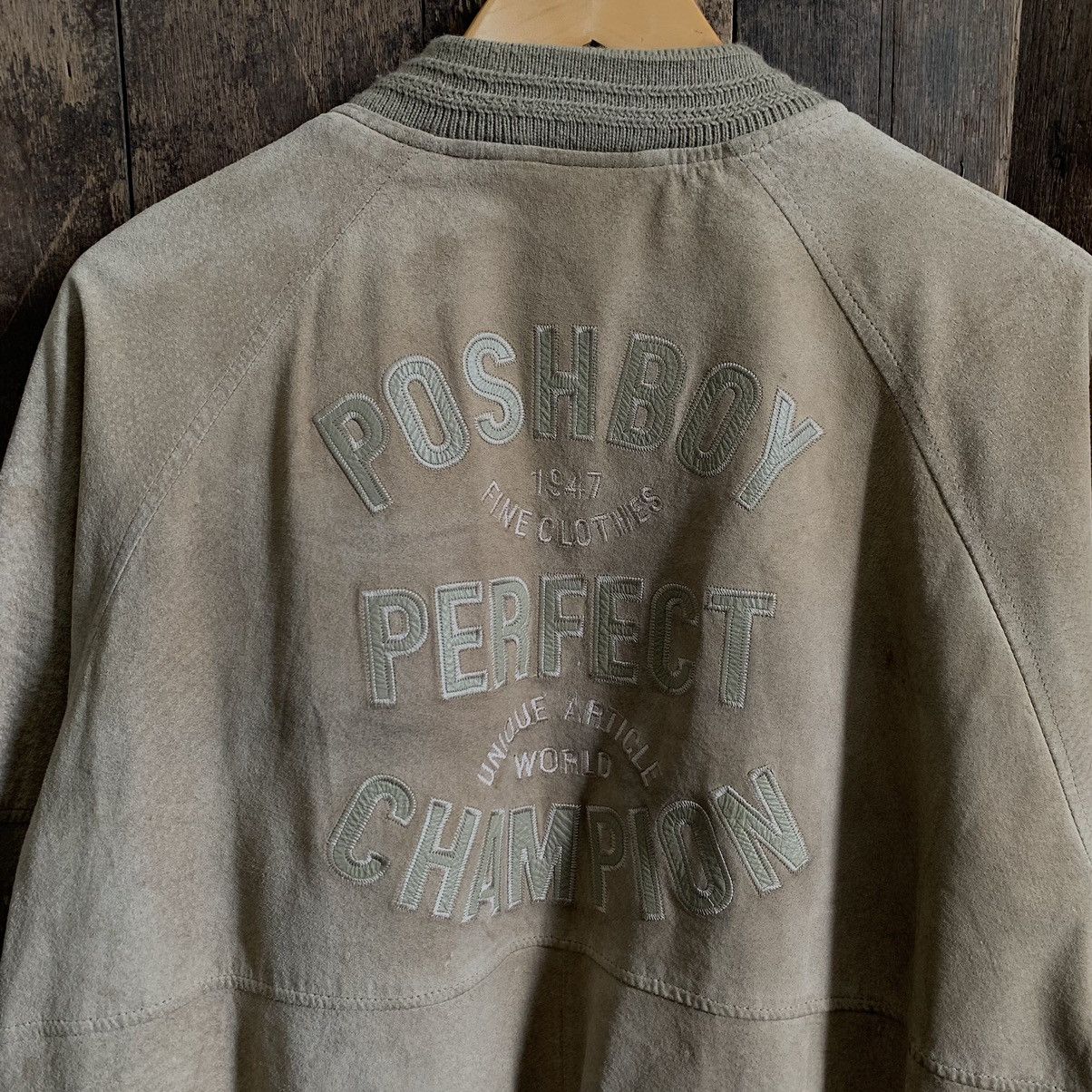 Other Posh Boy Leather Varsity Jacket Size US L / EU 52-54 / 3 - 10 Thumbnail