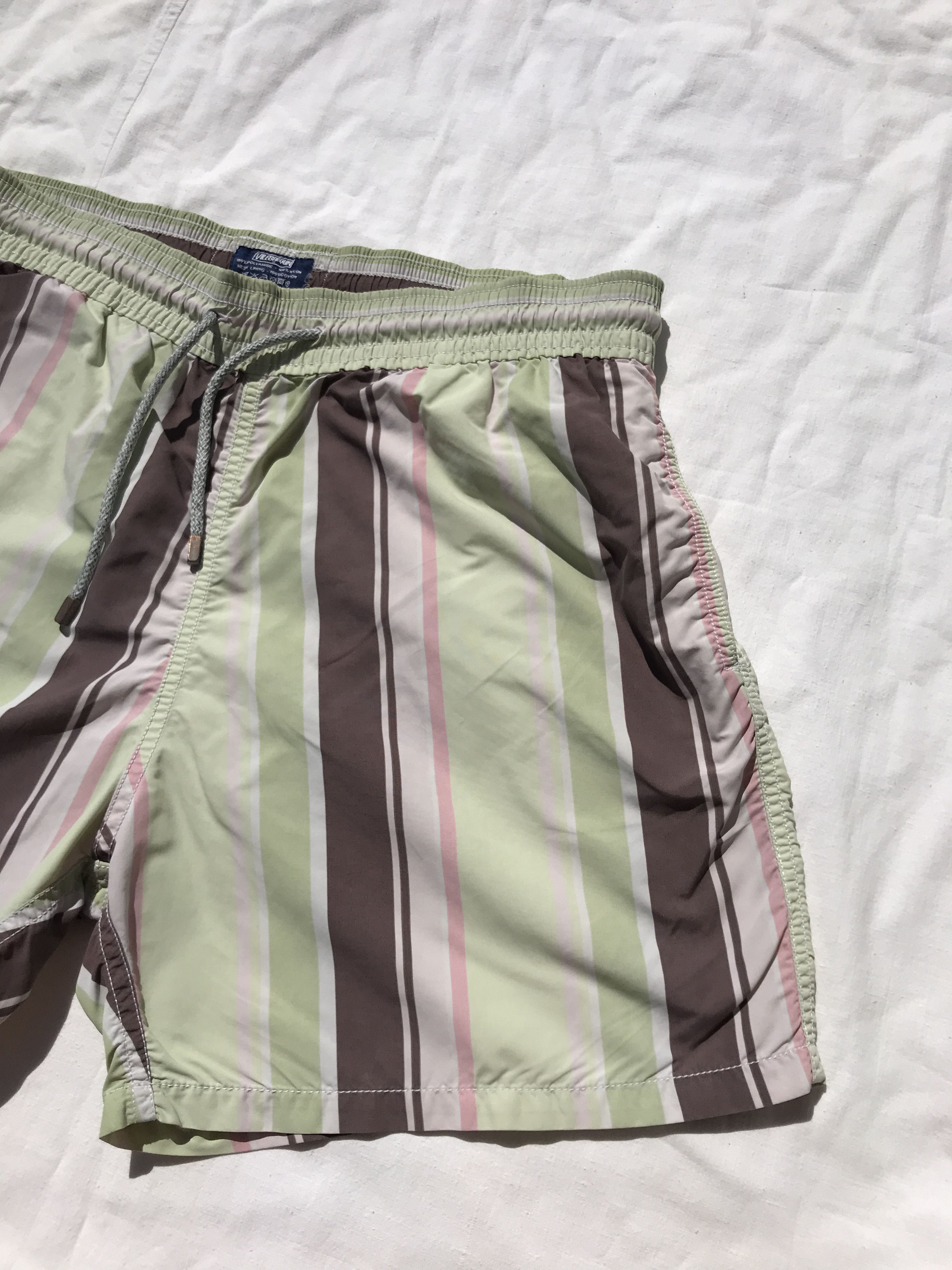 Vilebrequin VILEBREQUIN Striped Flor Moorea Beach Swim Trunks Size XL Size US 34 / EU 50 - 8 Thumbnail