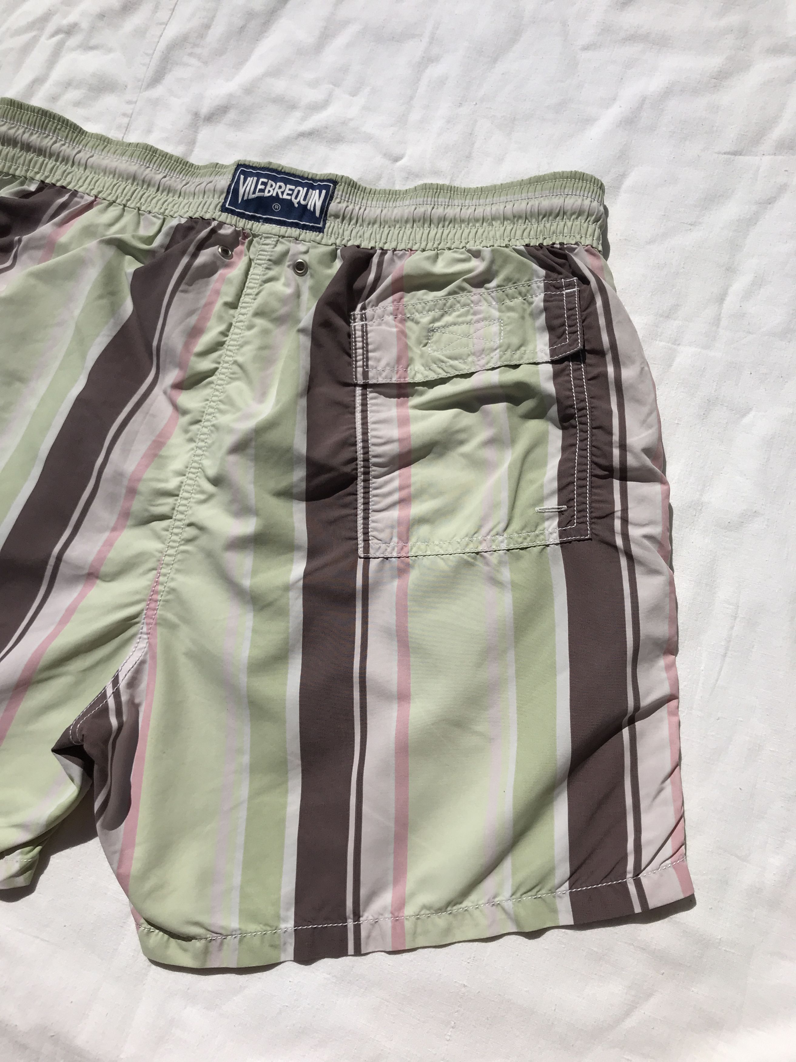 Vilebrequin VILEBREQUIN Striped Flor Moorea Beach Swim Trunks Size XL Size US 34 / EU 50 - 14 Thumbnail