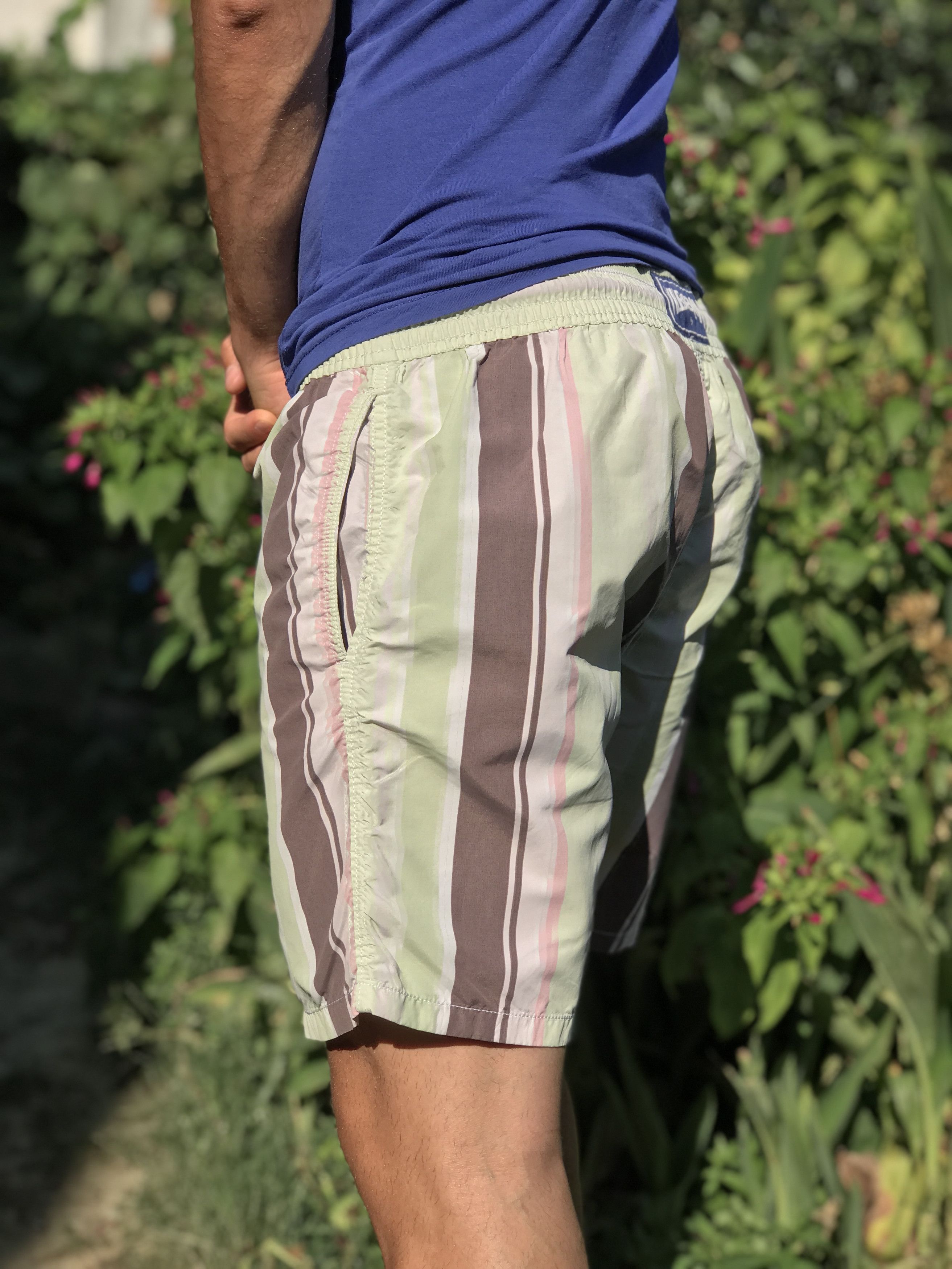 Vilebrequin VILEBREQUIN Striped Flor Moorea Beach Swim Trunks Size XL Size US 34 / EU 50 - 11 Thumbnail