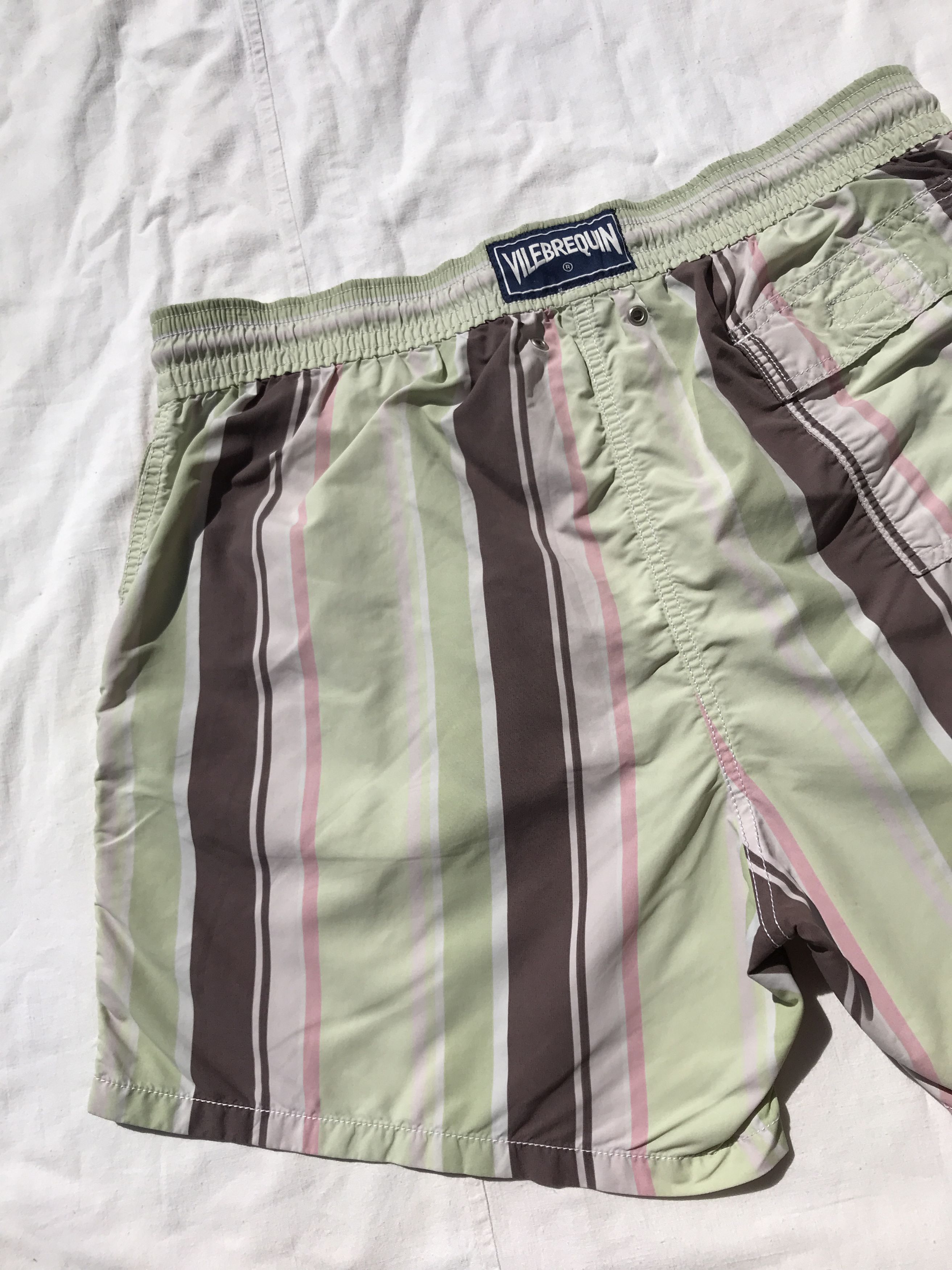Vilebrequin VILEBREQUIN Striped Flor Moorea Beach Swim Trunks Size XL Size US 34 / EU 50 - 13 Thumbnail