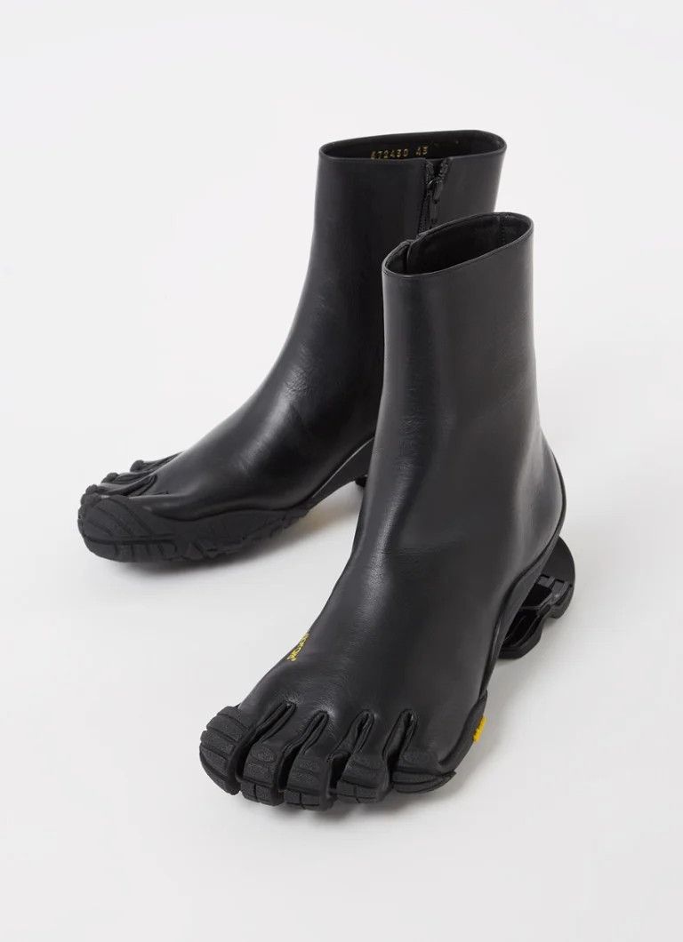 Balenciaga Balenciaga x Vibram FiveFinger Leather Booties | Grailed