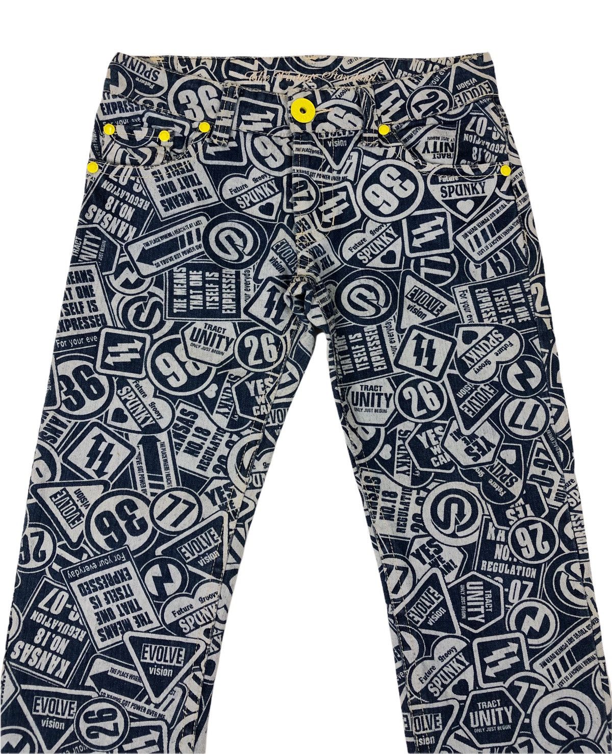Japanese Brand Japanese Brand TVS Denim Overprint Inspired Hysteric Glamour Size US 30 / EU 46 - 3 Thumbnail