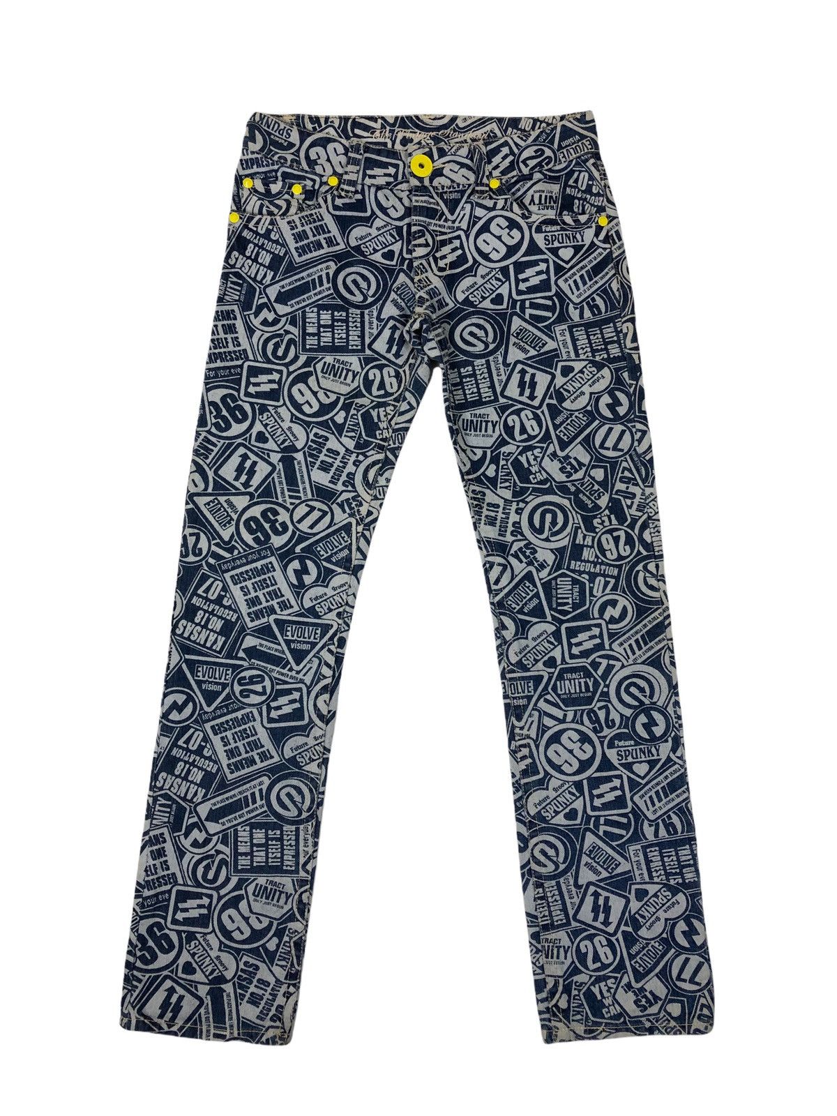 Japanese Brand Japanese Brand TVS Denim Overprint Inspired Hysteric Glamour Size US 30 / EU 46 - 1 Thumbnail