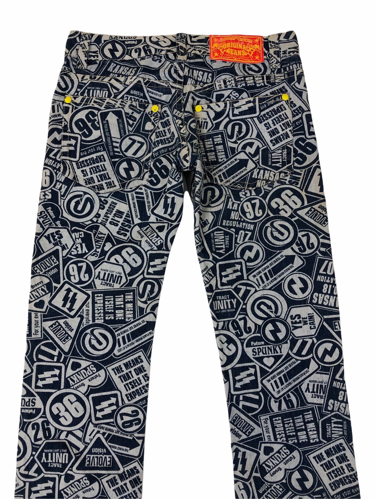 Japanese Brand Japanese Brand TVS Denim Overprint Inspired Hysteric Glamour Size US 30 / EU 46 - 8 Thumbnail