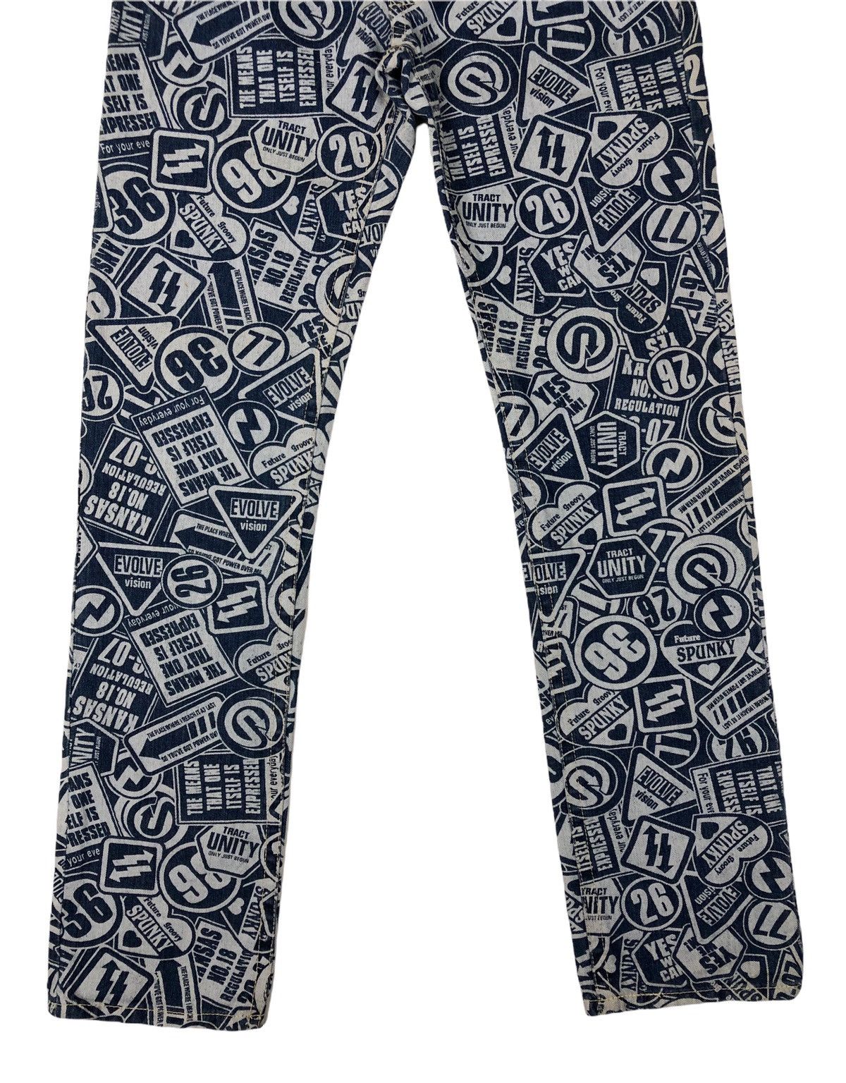 Japanese Brand Japanese Brand TVS Denim Overprint Inspired Hysteric Glamour Size US 30 / EU 46 - 4 Thumbnail