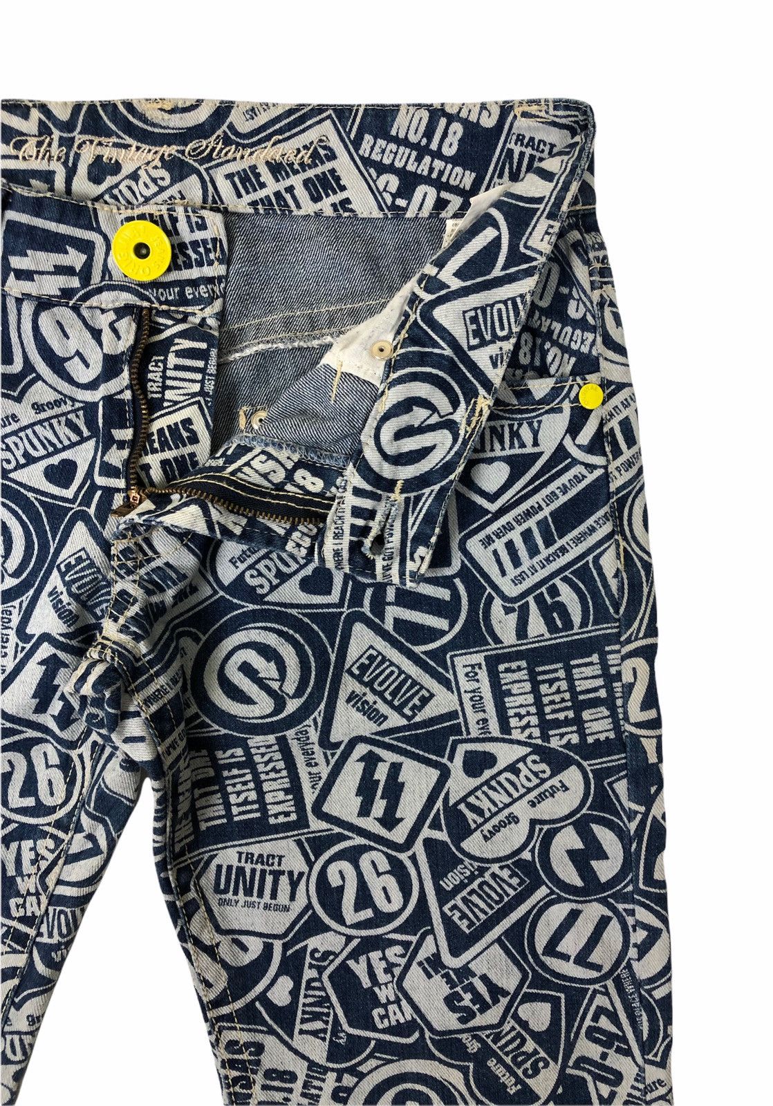 Japanese Brand Japanese Brand TVS Denim Overprint Inspired Hysteric Glamour Size US 30 / EU 46 - 7 Thumbnail