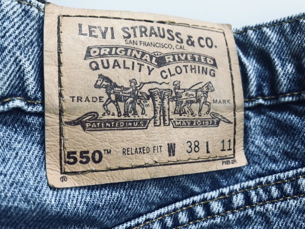 Levi's Levi’s 🇺🇸 550 bleu tab relax fit denim jean shorts Vintage 38 Size US 38 / EU 54 - 5 Thumbnail