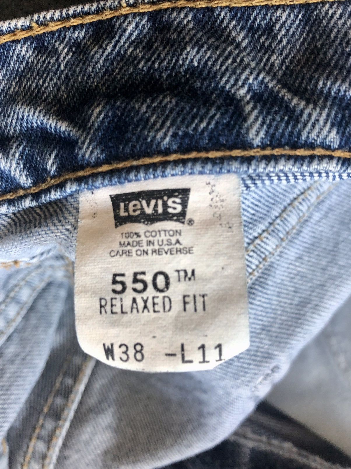 Levi's Levi’s 🇺🇸 550 bleu tab relax fit denim jean shorts Vintage 38 Size US 38 / EU 54 - 12 Thumbnail