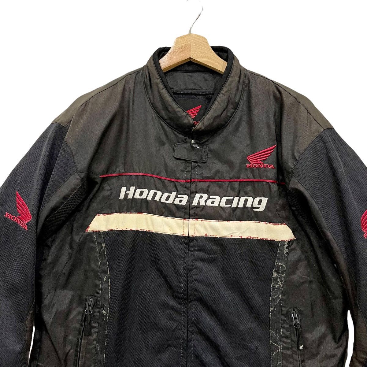 Honda Vintage HONDA Racing Riding Motorcycle Jacket Size US L / EU 52-54 / 3 - 3 Thumbnail