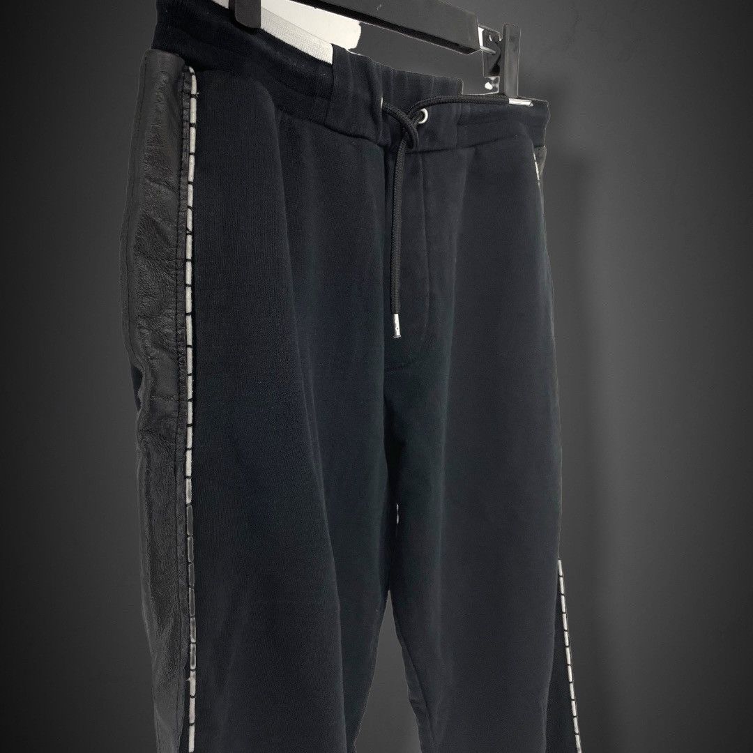 Alexander McQueen Leather Side Tape Sweat / Track Pants Size US 32 / EU 48 - 3 Thumbnail