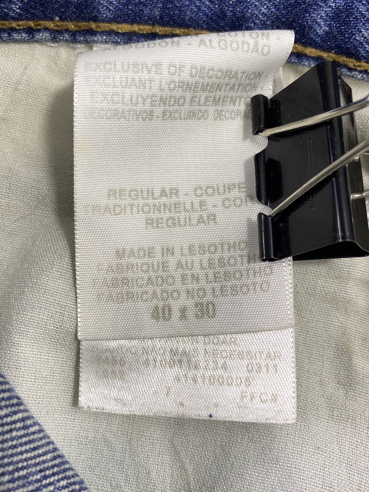 Jean VINTAGE LEVIS DENIZEN BLUE WASH JEANS -J489 Size US 41 - 7 Thumbnail