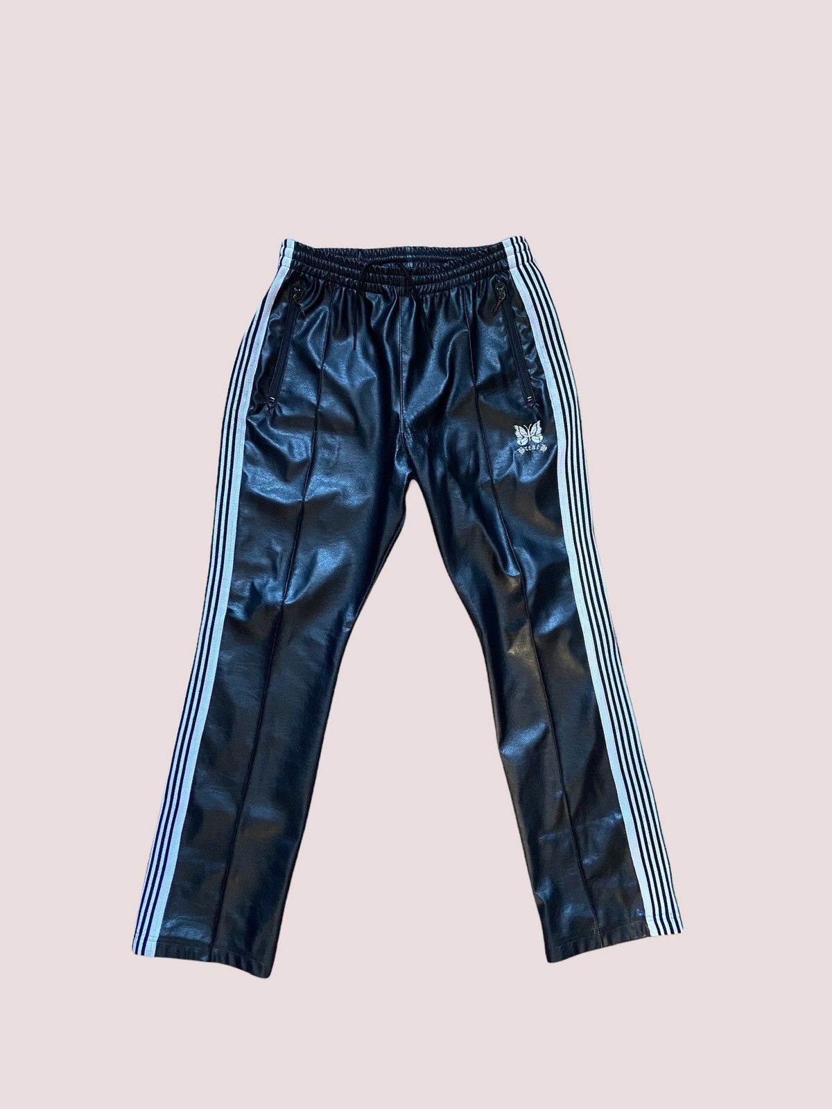 Needles Needles x BreatH Leather Track Pants | Grailed