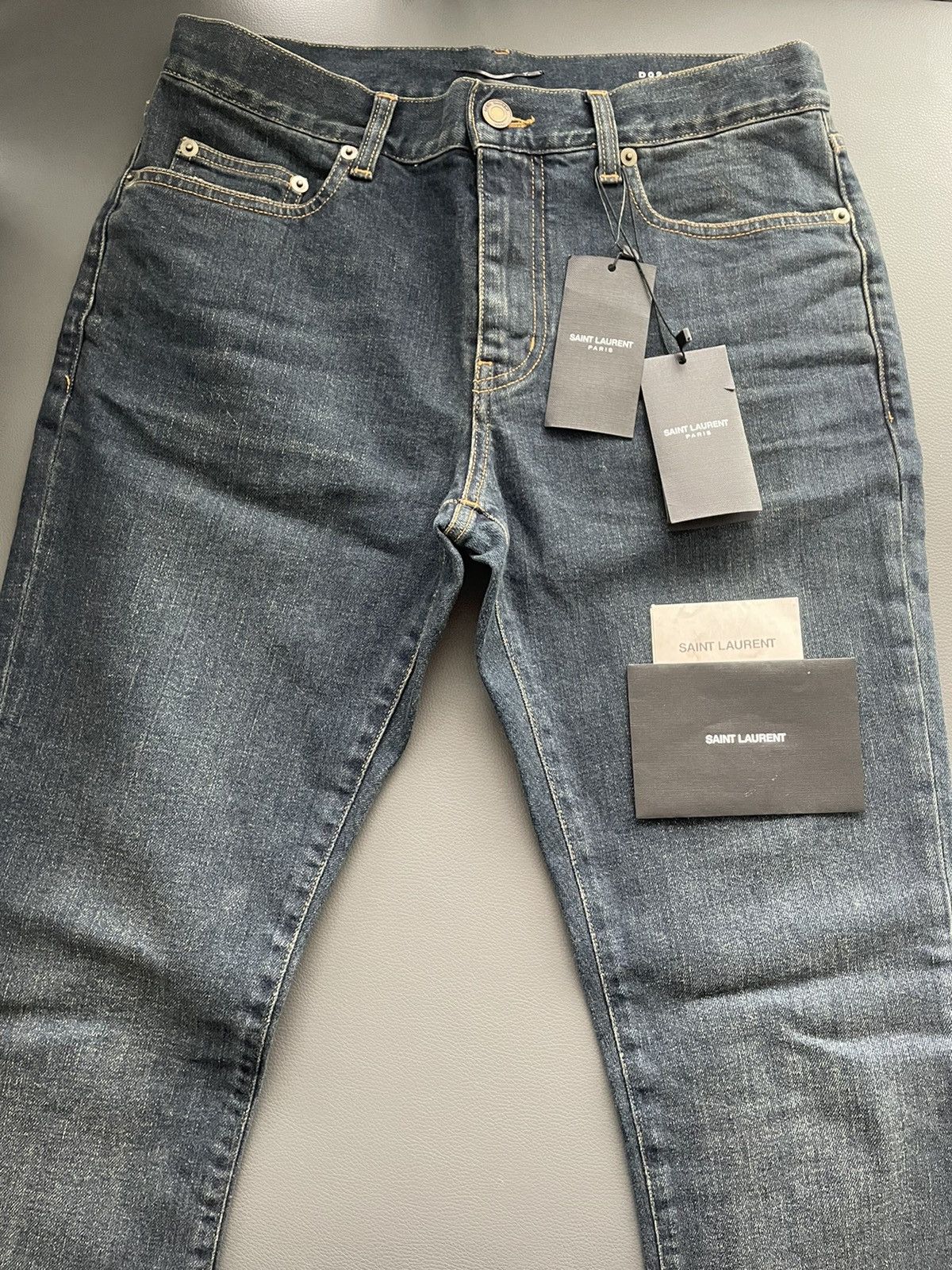 Hedi Slimane × Saint Laurent Paris × Yves Saint Laurent Extremely Rare Brand NEW SOLD Hedi Slimane Skinny SS16 Jeans Size US 30 / EU 46 - 18 Thumbnail