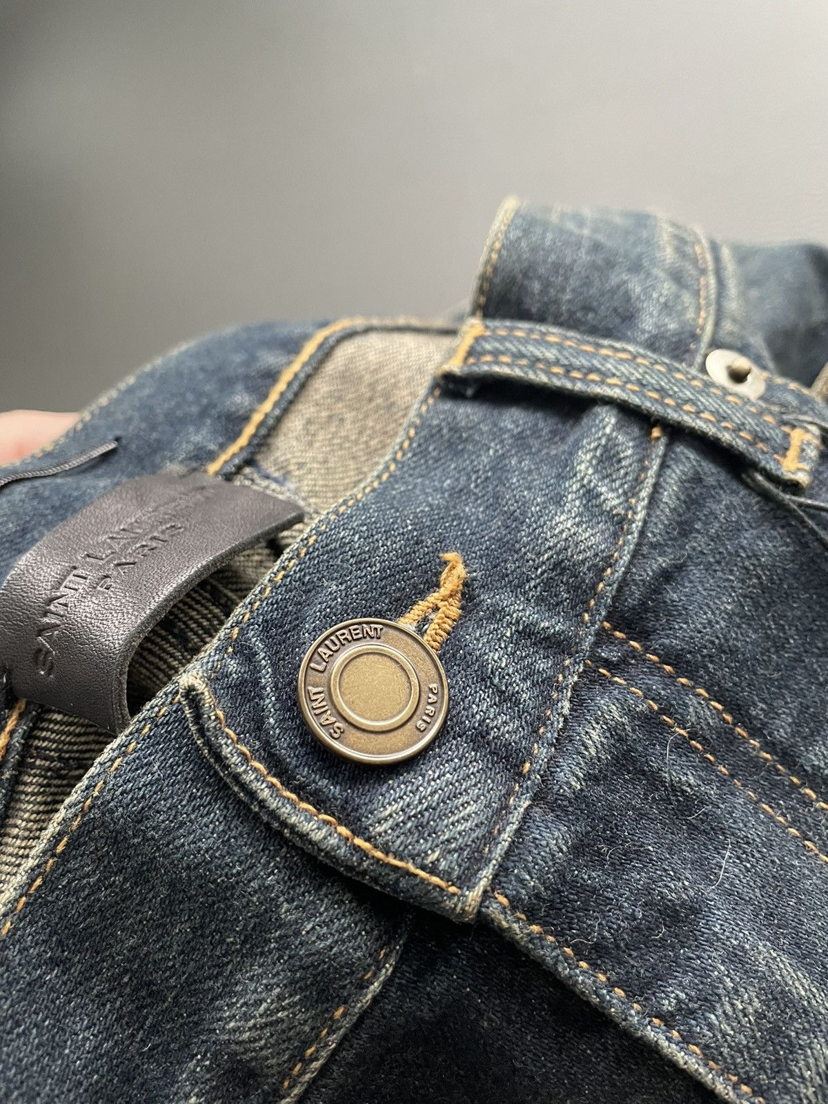 Hedi Slimane × Saint Laurent Paris × Yves Saint Laurent Extremely Rare Brand NEW SOLD Hedi Slimane Skinny SS16 Jeans Size US 30 / EU 46 - 22 Thumbnail