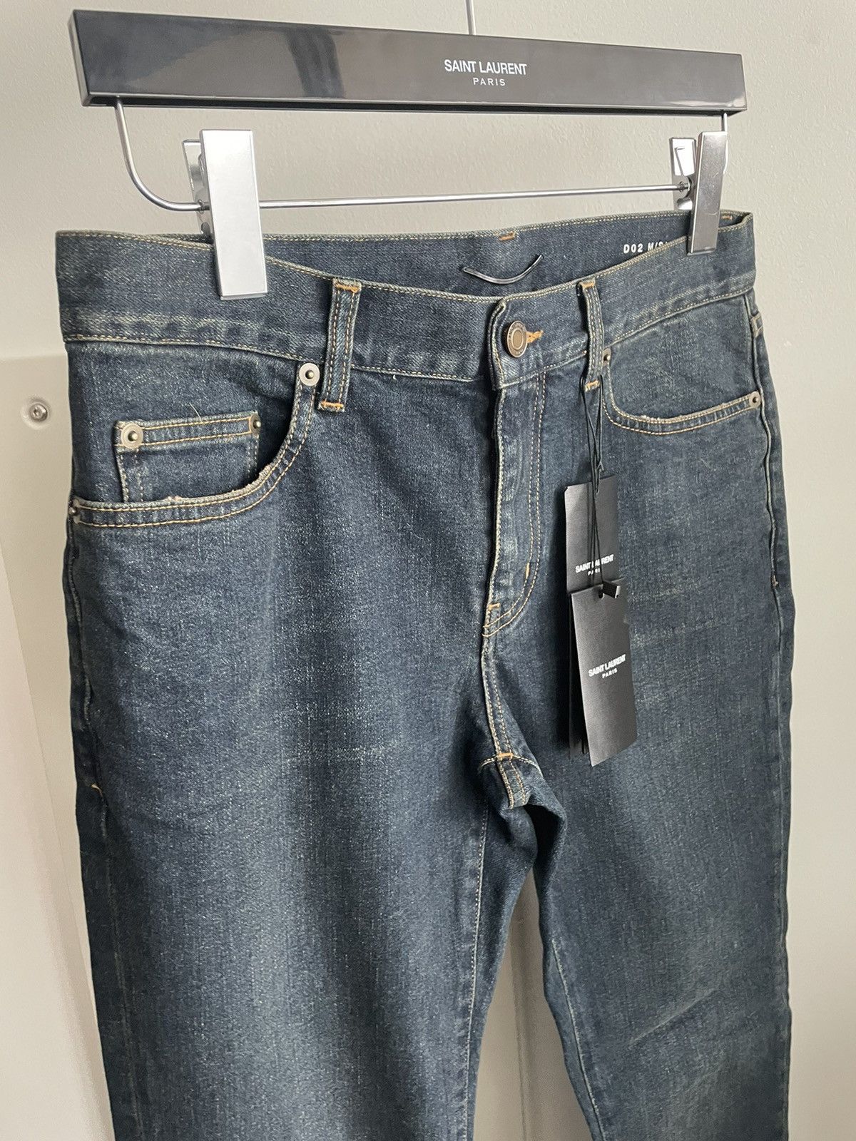 Hedi Slimane × Saint Laurent Paris × Yves Saint Laurent Extremely Rare Brand NEW SOLD Hedi Slimane Skinny SS16 Jeans Size US 30 / EU 46 - 20 Thumbnail