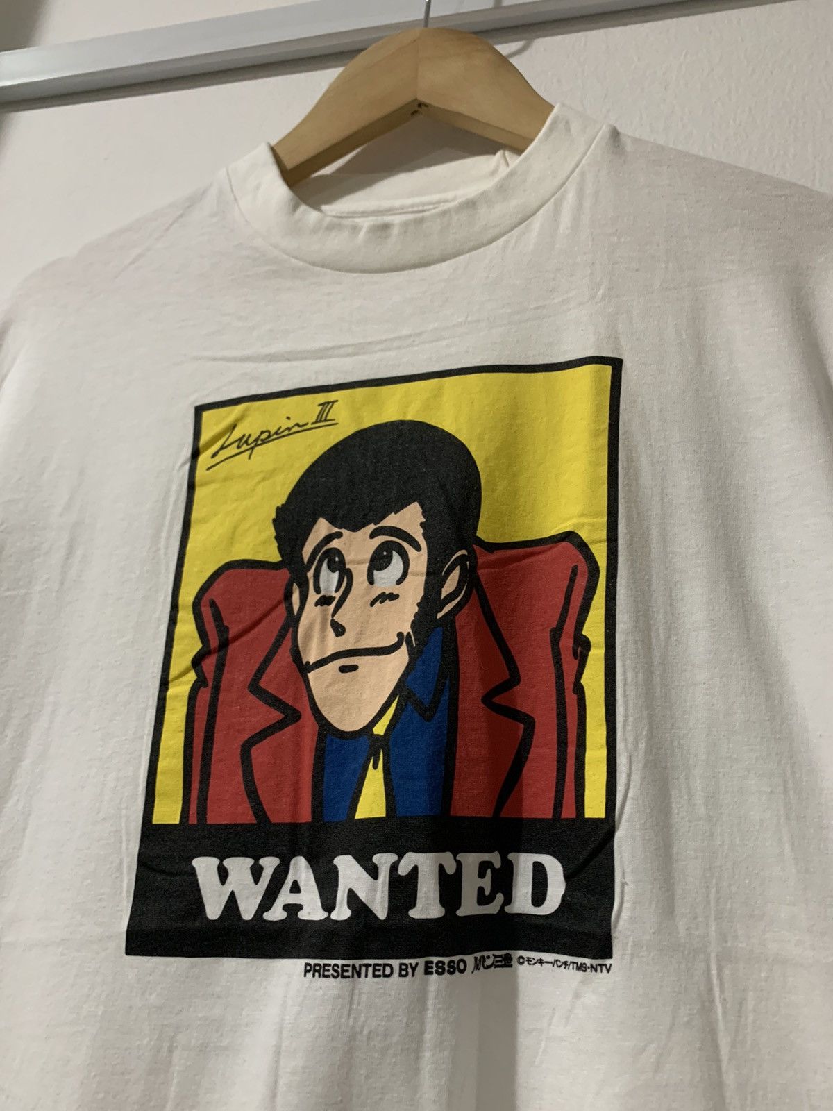 Anime Vintage Lupin The Third Wanted Anime Tshirt Size US L / EU 52-54 / 3 - 2 Thumbnail