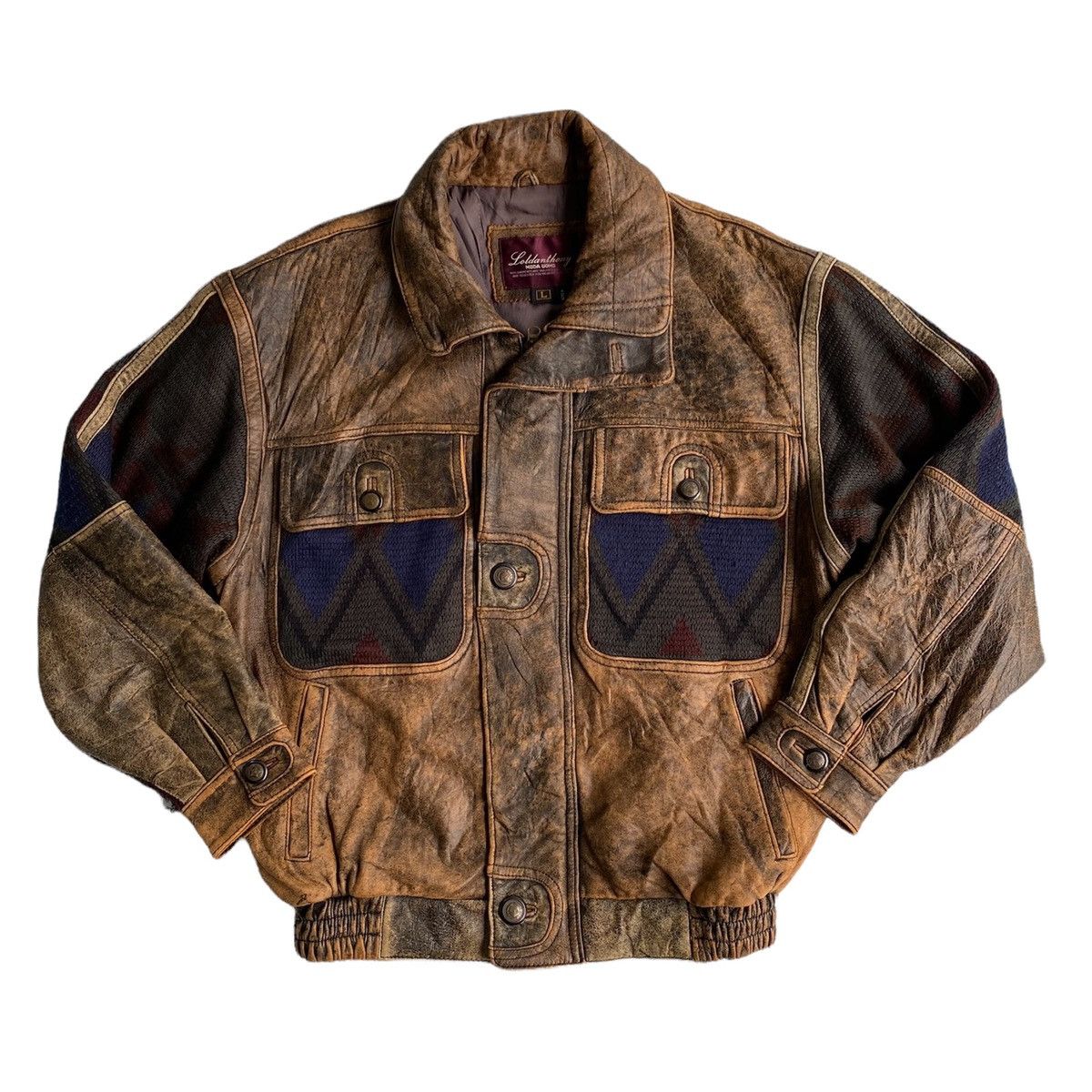 Men's Le Grande Bleu (L.G.B.) Leather Jackets | Grailed