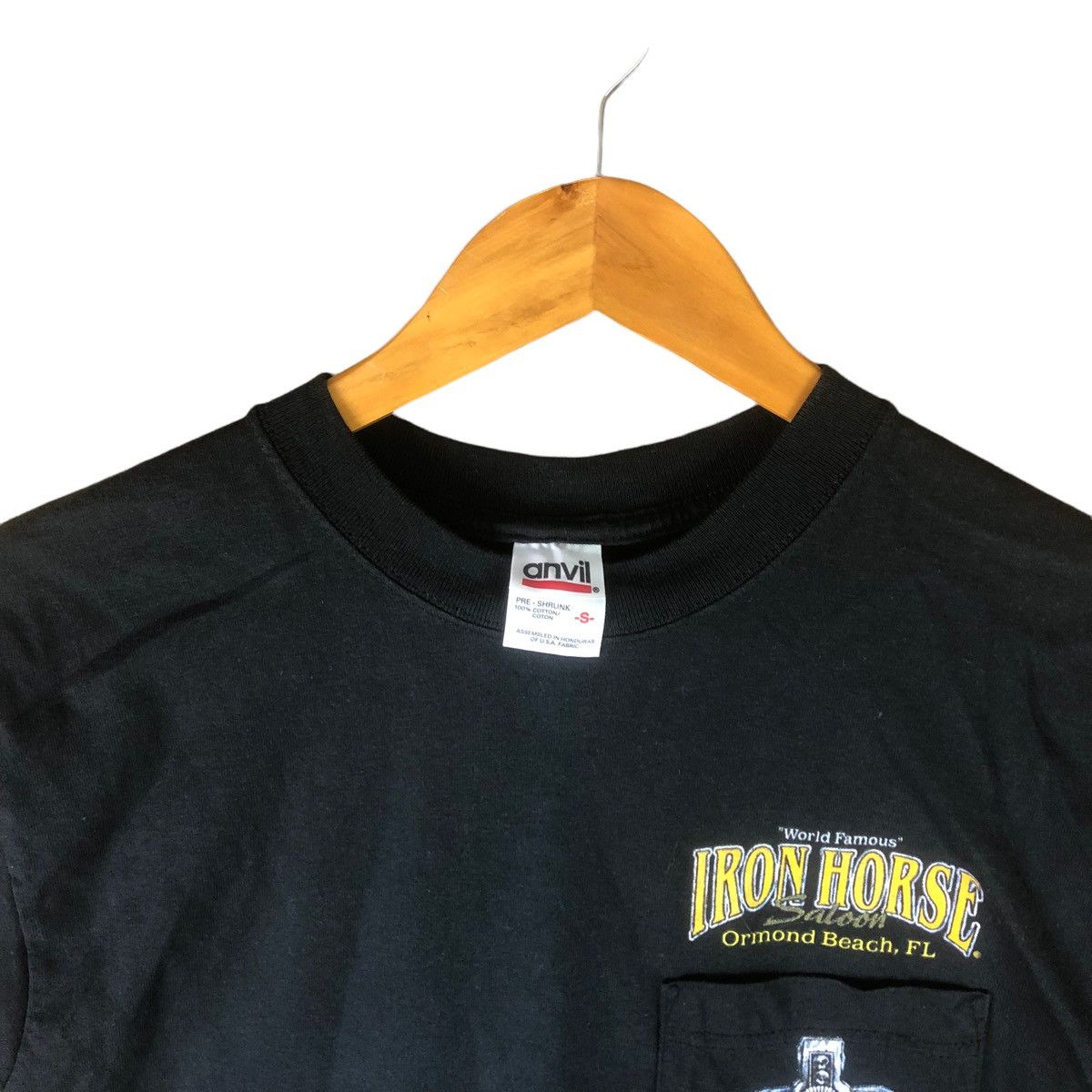 Vintage Vintage IRON HORSE Saloon Rust In Peace Tshirt Size US S / EU 44-46 / 1 - 4 Thumbnail