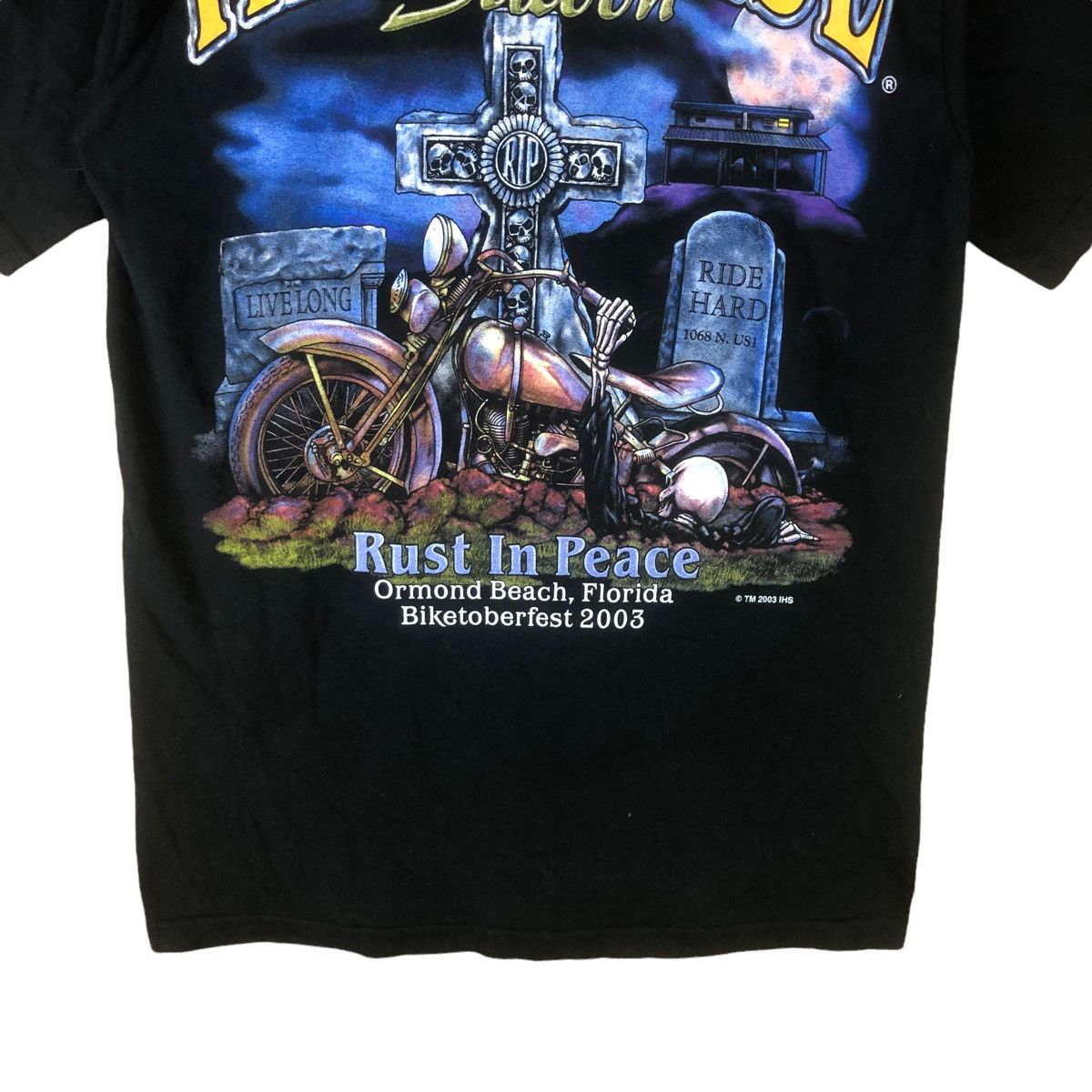 Vintage Vintage IRON HORSE Saloon Rust In Peace Tshirt Size US S / EU 44-46 / 1 - 8 Thumbnail