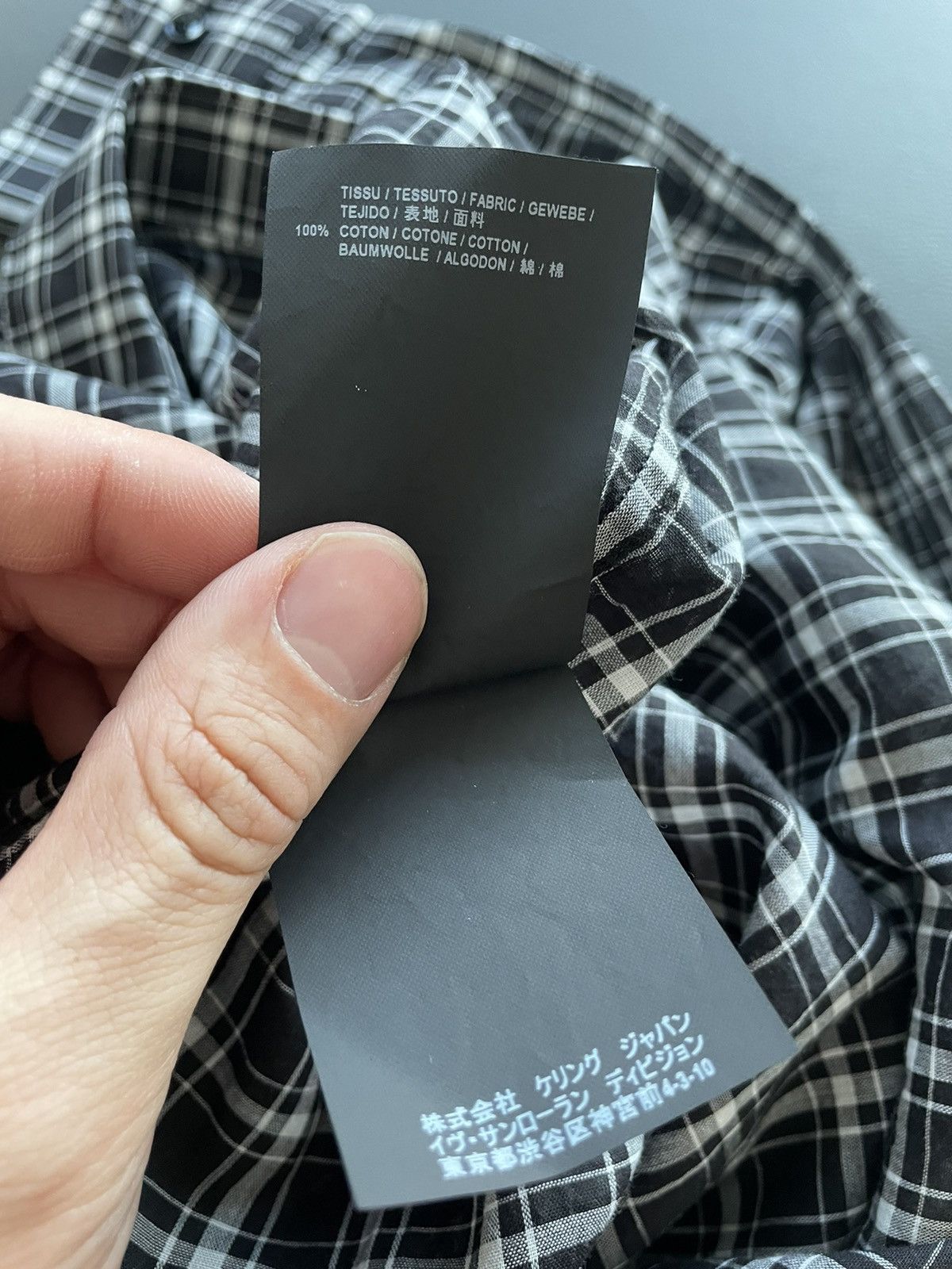 Hedi Slimane × Saint Laurent Paris × Yves Saint Laurent Brand NEW Limited Edition Sold Out S01 Check Chemise Shirt Size US S / EU 44-46 / 1 - 9 Thumbnail