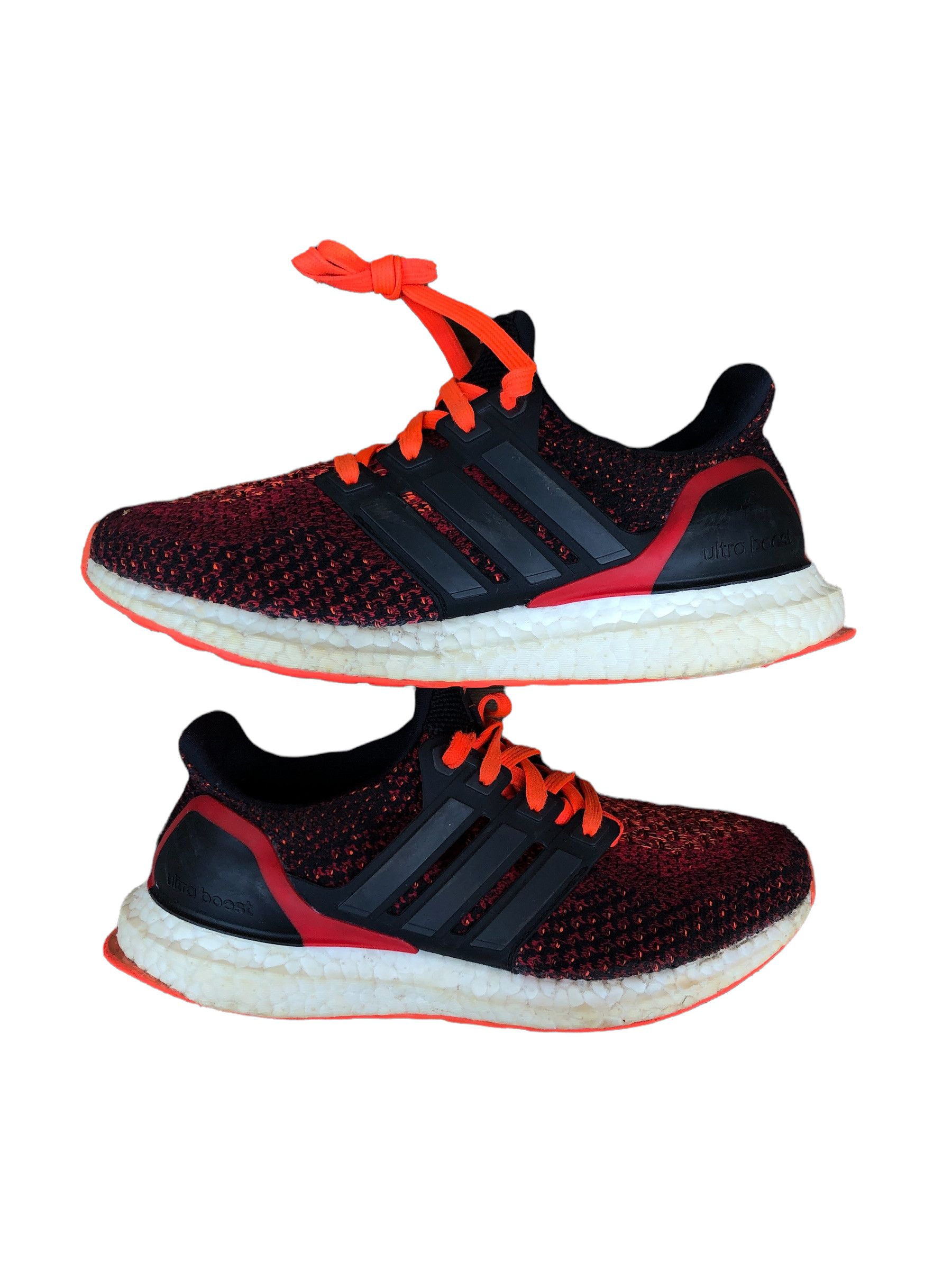 RARE 2016 Adidas Ultra Boost Black Solar Red Size