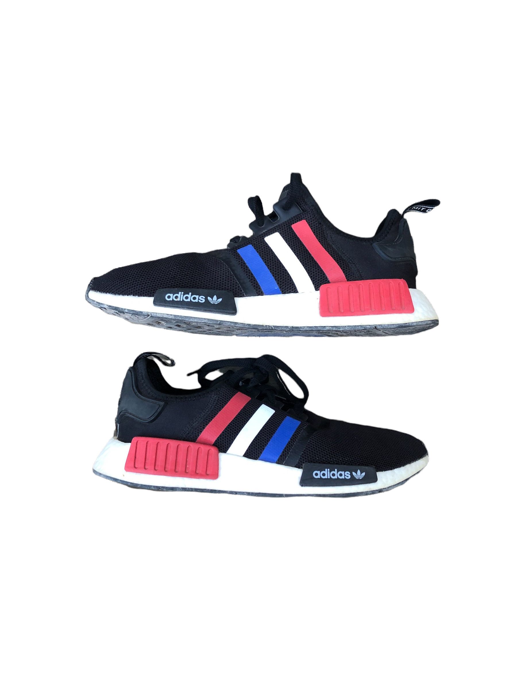 RARE 2019 Adidas NMD R1 Black Tri-Color Size Black