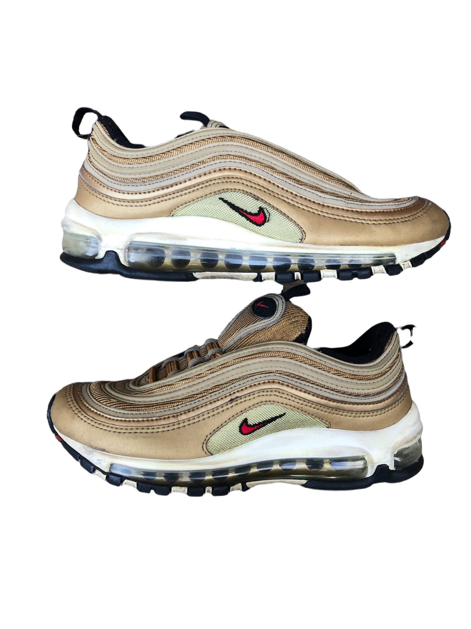 RARE 2018 Nike Air Max 97 Metallic Gold Size