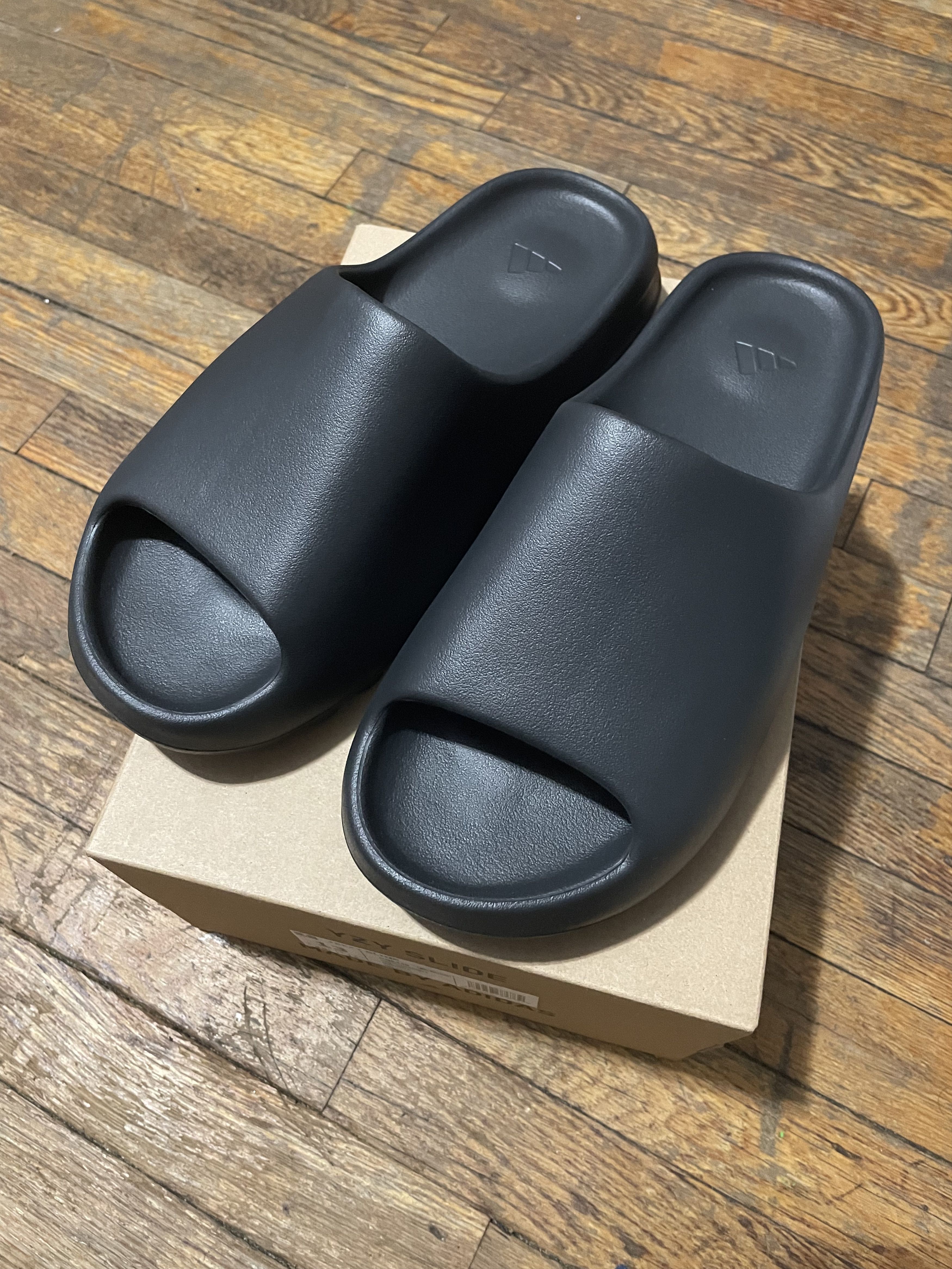 Adidas FINAL PRICE DROP Adidas yzy yeezy slide Onyx | Grailed