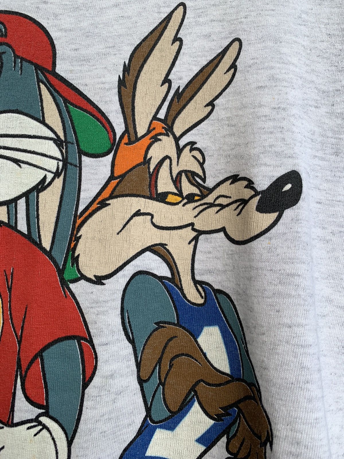 Cartoon Network 1993 Vintage Changes Looney Tunes Rap Style Mirror Print Tee Size US XS / EU 42 / 0 - 6 Thumbnail